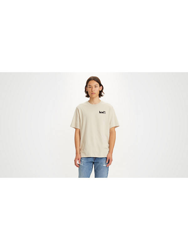 Relaxed Fit Short Sleeve Graphic Tee - Green | Levi's® AT