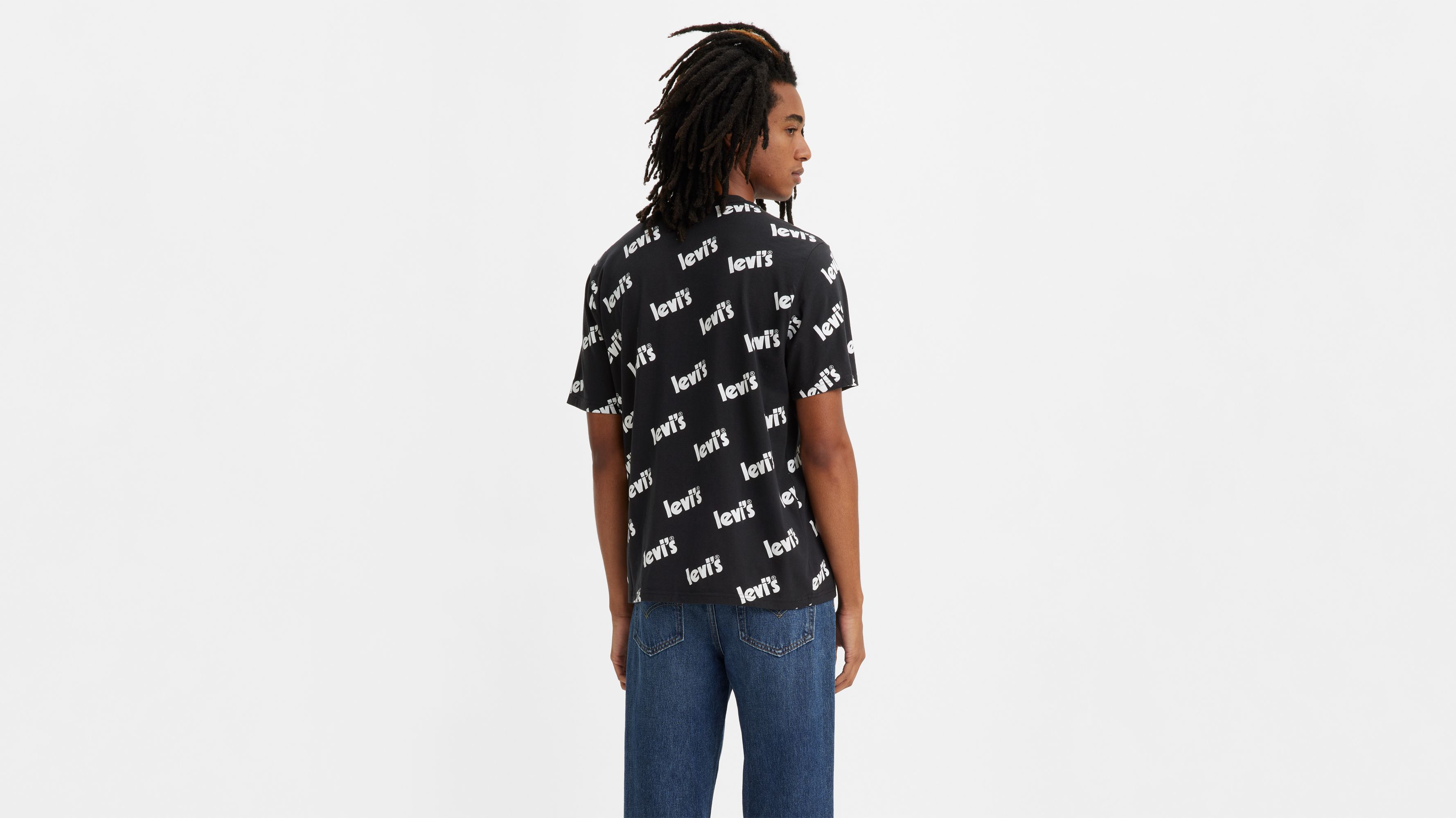 Levi's® Logo Relaxed Fit Short Sleeve T-shirt - Black