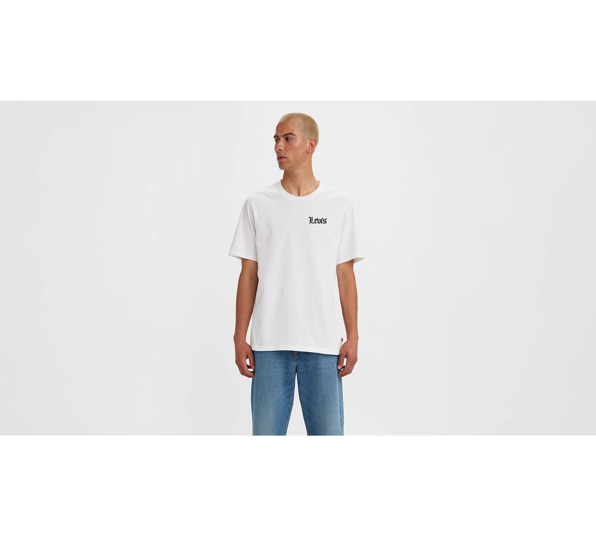 Relaxed Fit Short Sleeve T-shirt - White
