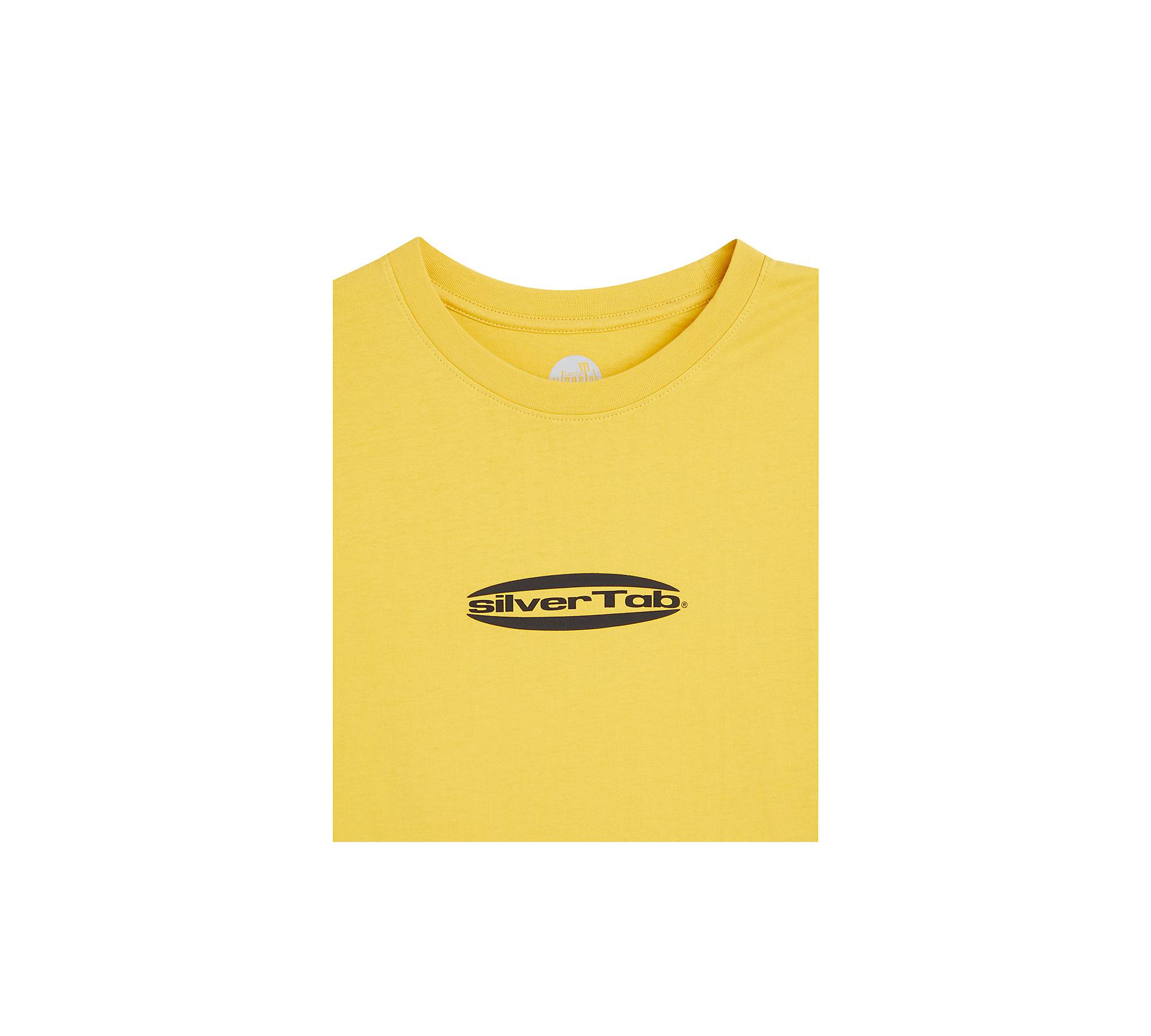 Short Sleeve Relaxed Fit Tee (big & Tall) - Yellow