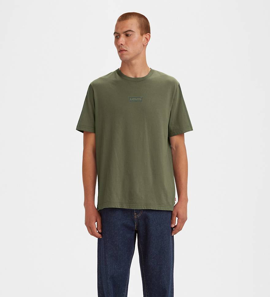 Relaxed Fit Tee - Green | Levi's® GI