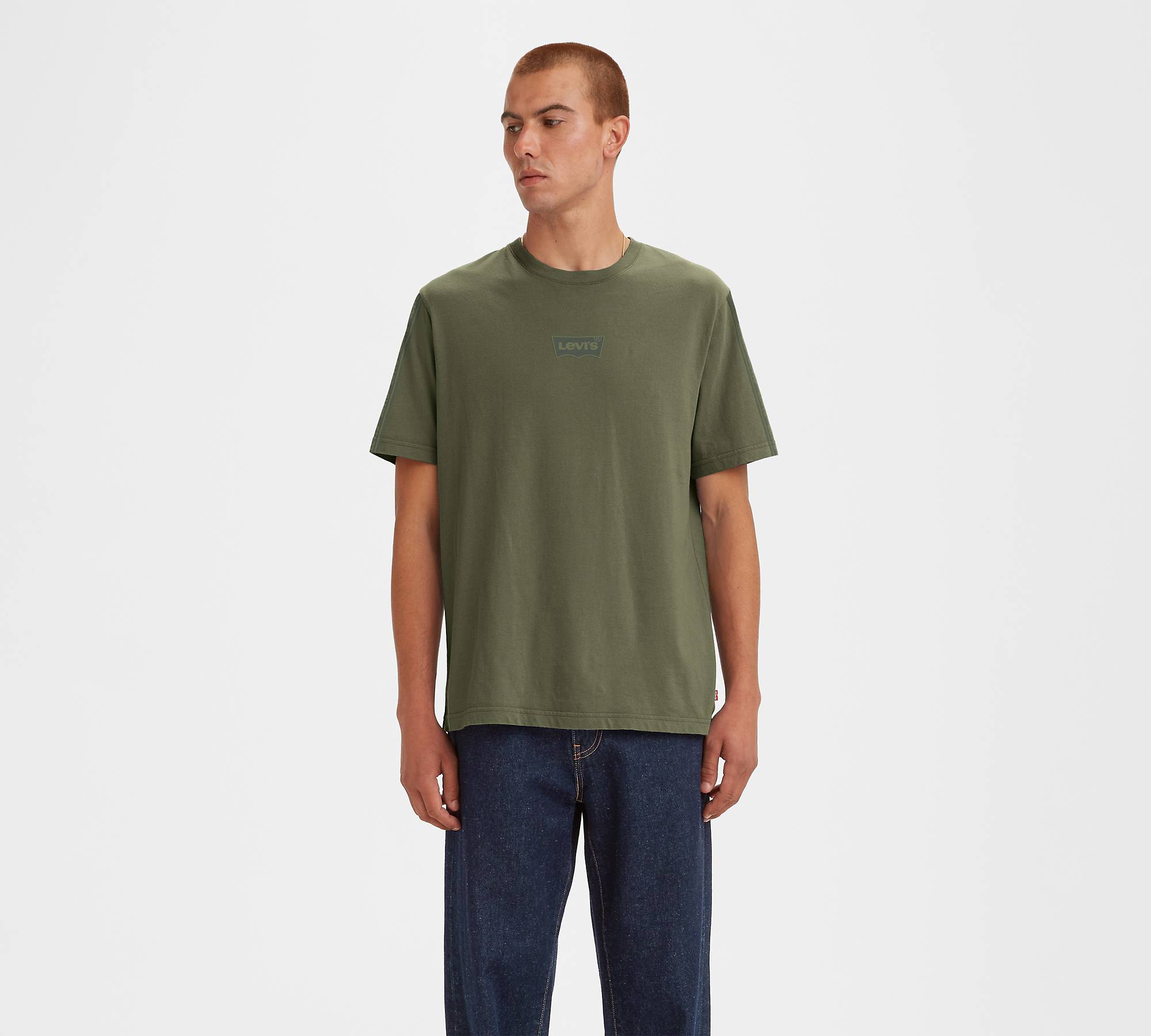 Relaxed Fit Tee - Green | Levi's® HU