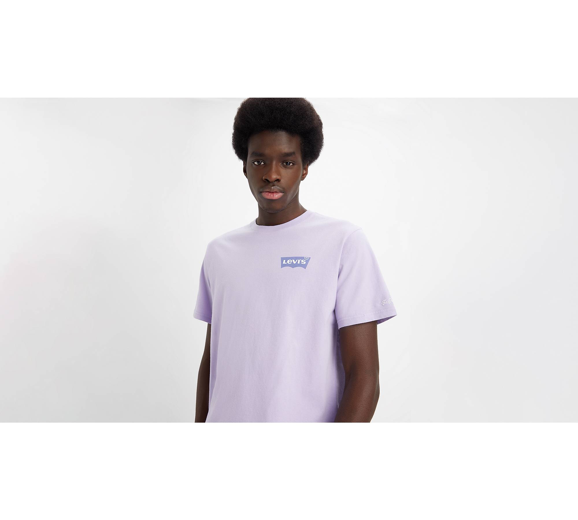 Relaxed Fit Graphic Tee - Purple | Levi's® GB
