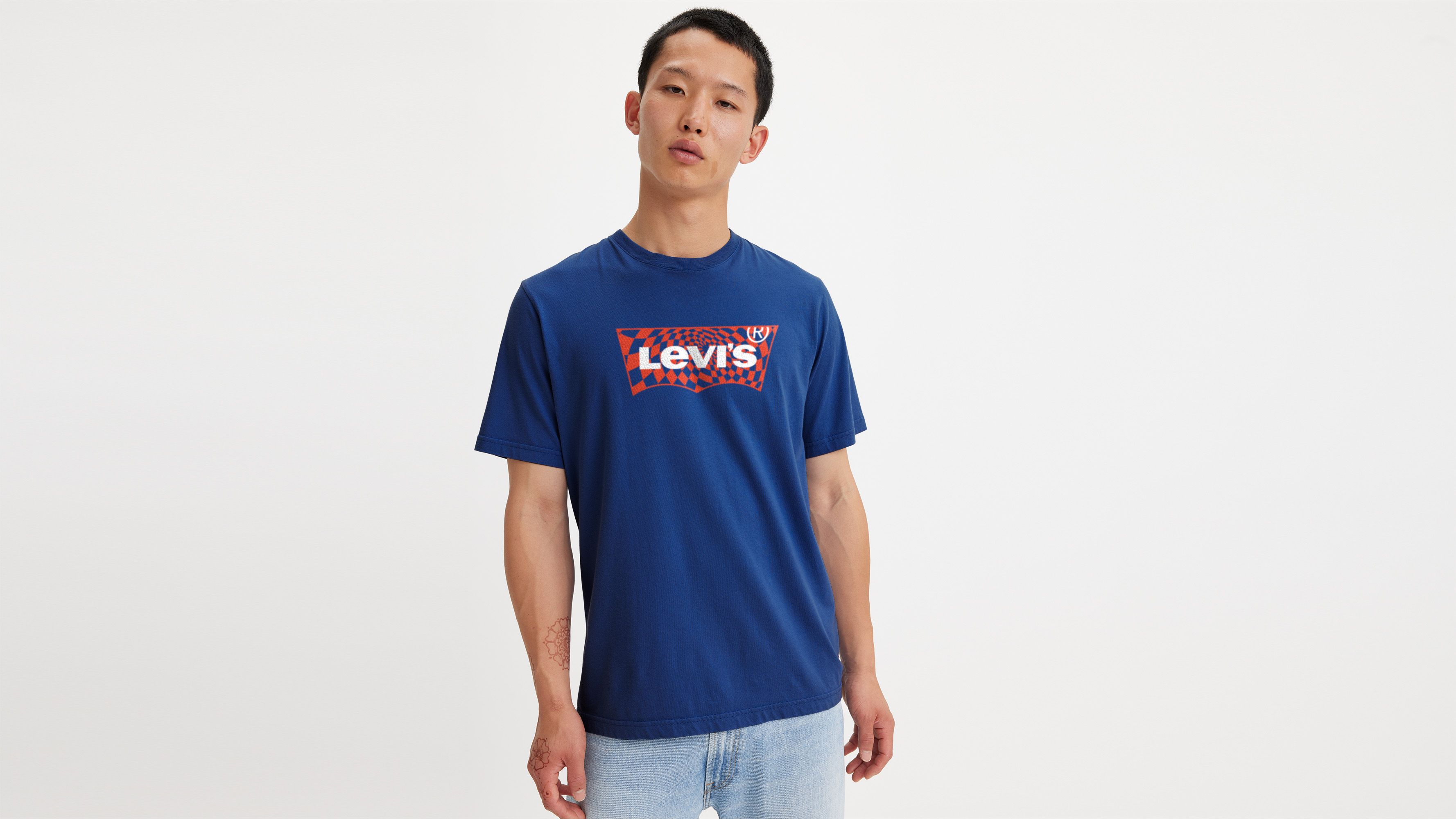 Relaxed Fit Short Sleeve T-shirt - Blue | Levi 