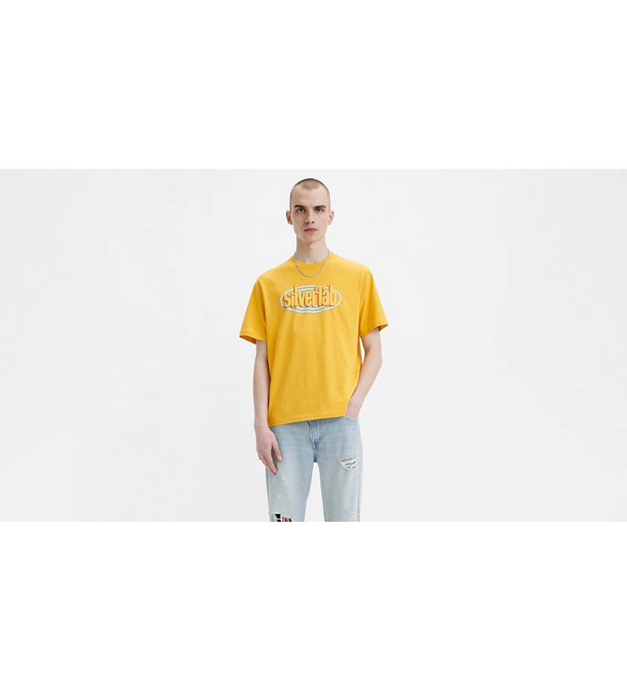 Silvertab™ Relaxed Fit Short Sleeve T-shirt - Yellow | Levi's® US