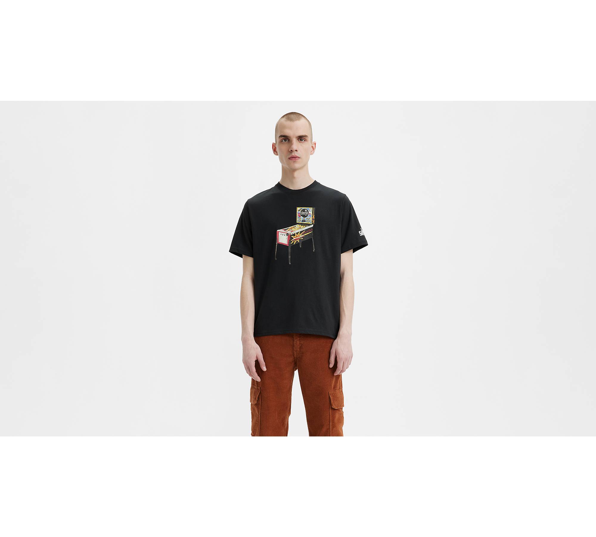Silvertab™ Relaxed Fit Short Sleeve T-shirt - Black | Levi's® CA