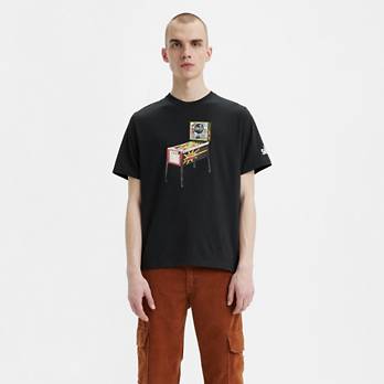 Silvertab™ Relaxed Fit Short Sleeve T-shirt - Black | Levi's® US Silvertab™ Relaxed Fit Short Sleeve T-shirt - Black | Levi's® US