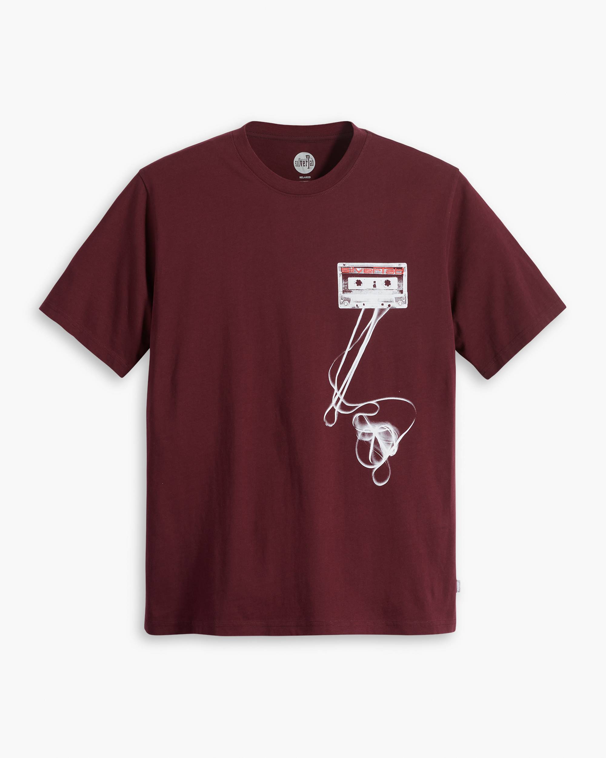 Silvertab™ Relaxed Fit Short Sleeve T-shirt - Red | Levi's® US Silvertab™ Relaxed Fit Short Sleeve T-shirt - Red | Levi's® US