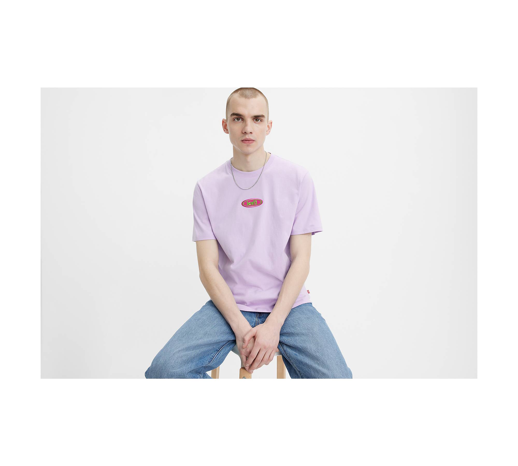 Relaxed Fit Short Sleeve T-shirt - Purple | Levi's® US