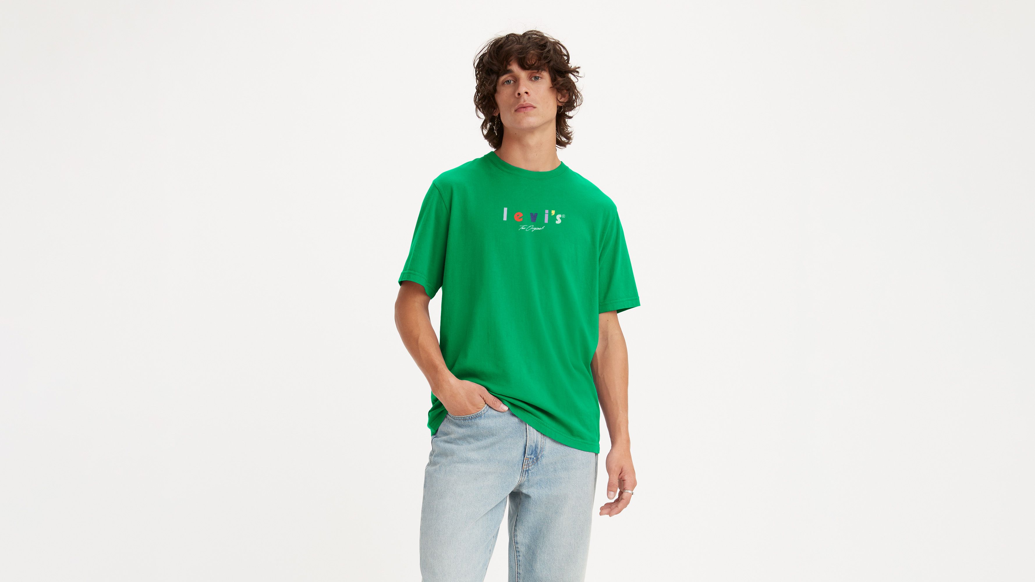 Kortærmet T-shirt med afslappet pasform 1