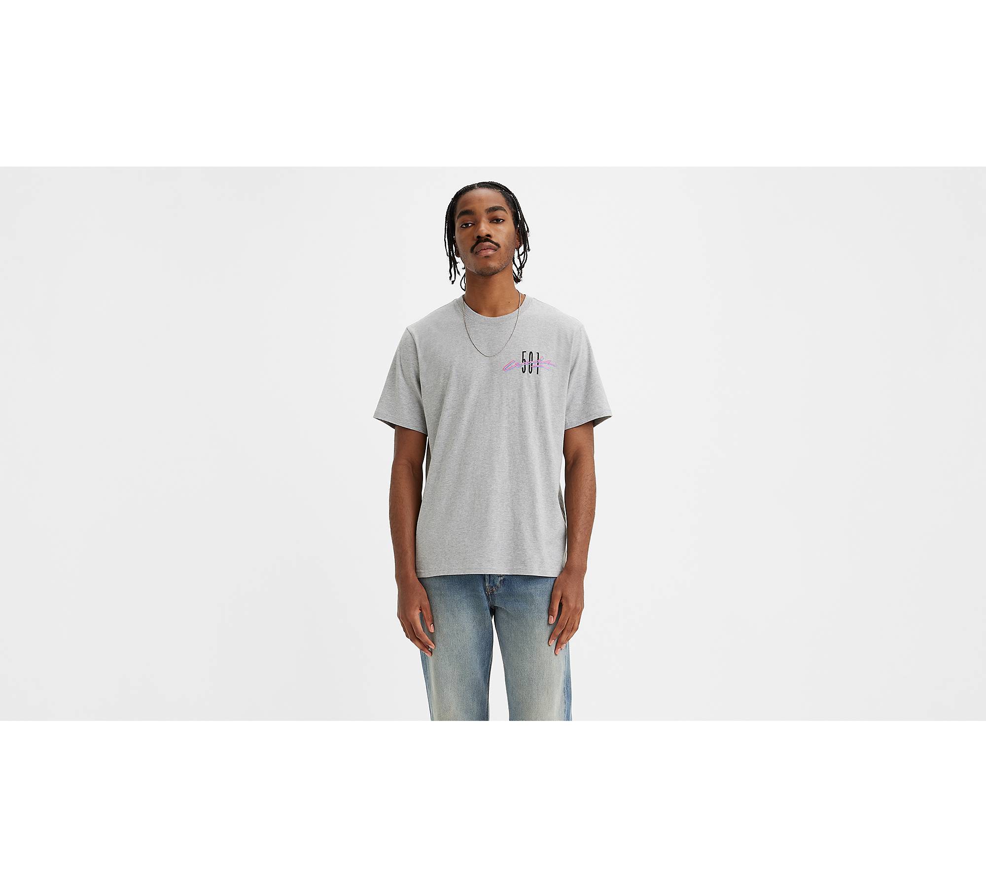 T-shirt Relaxed - Gris