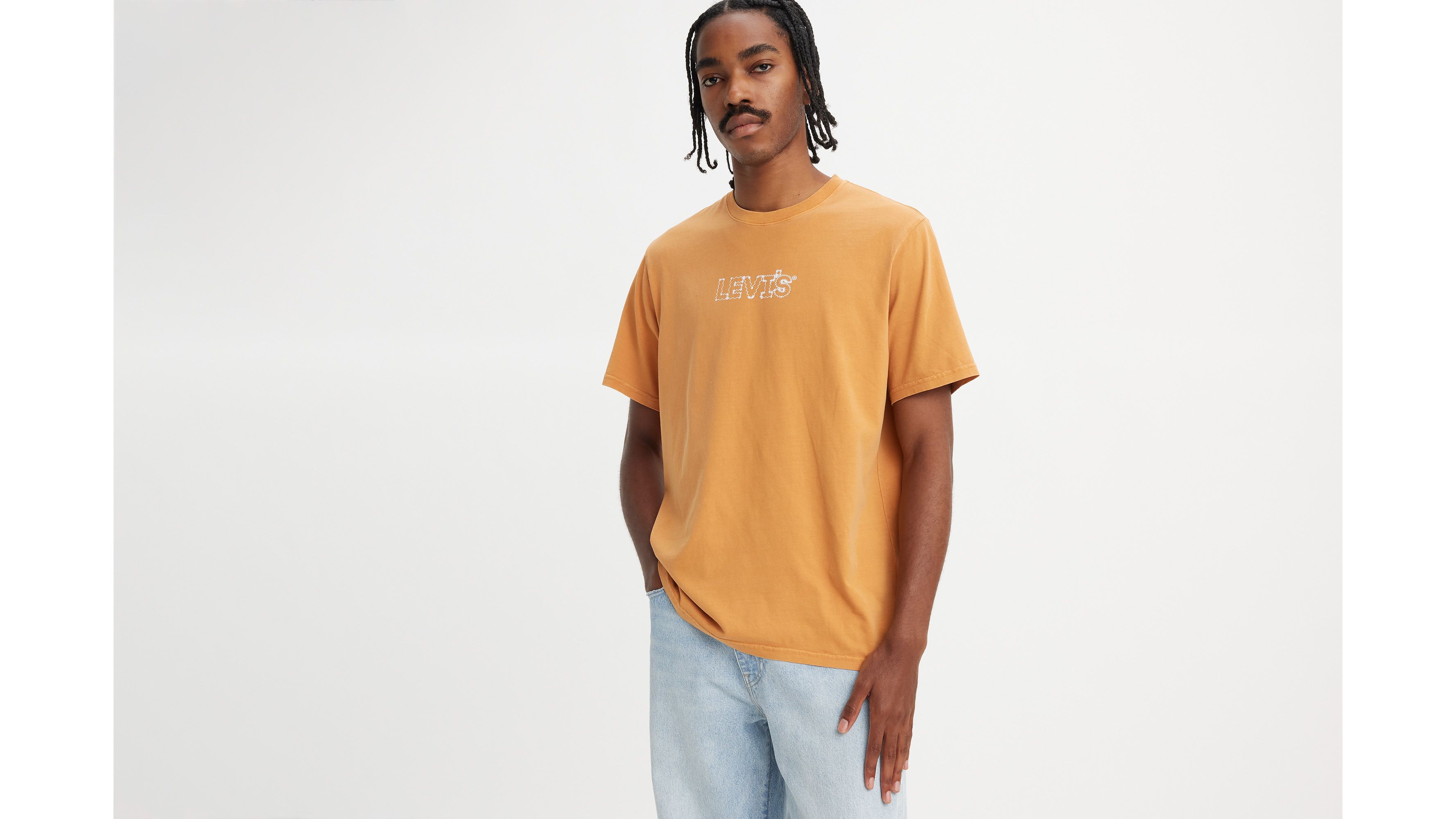 Relaxed Fit Short Sleeve T-shirt - Yellow | Levi's® CA