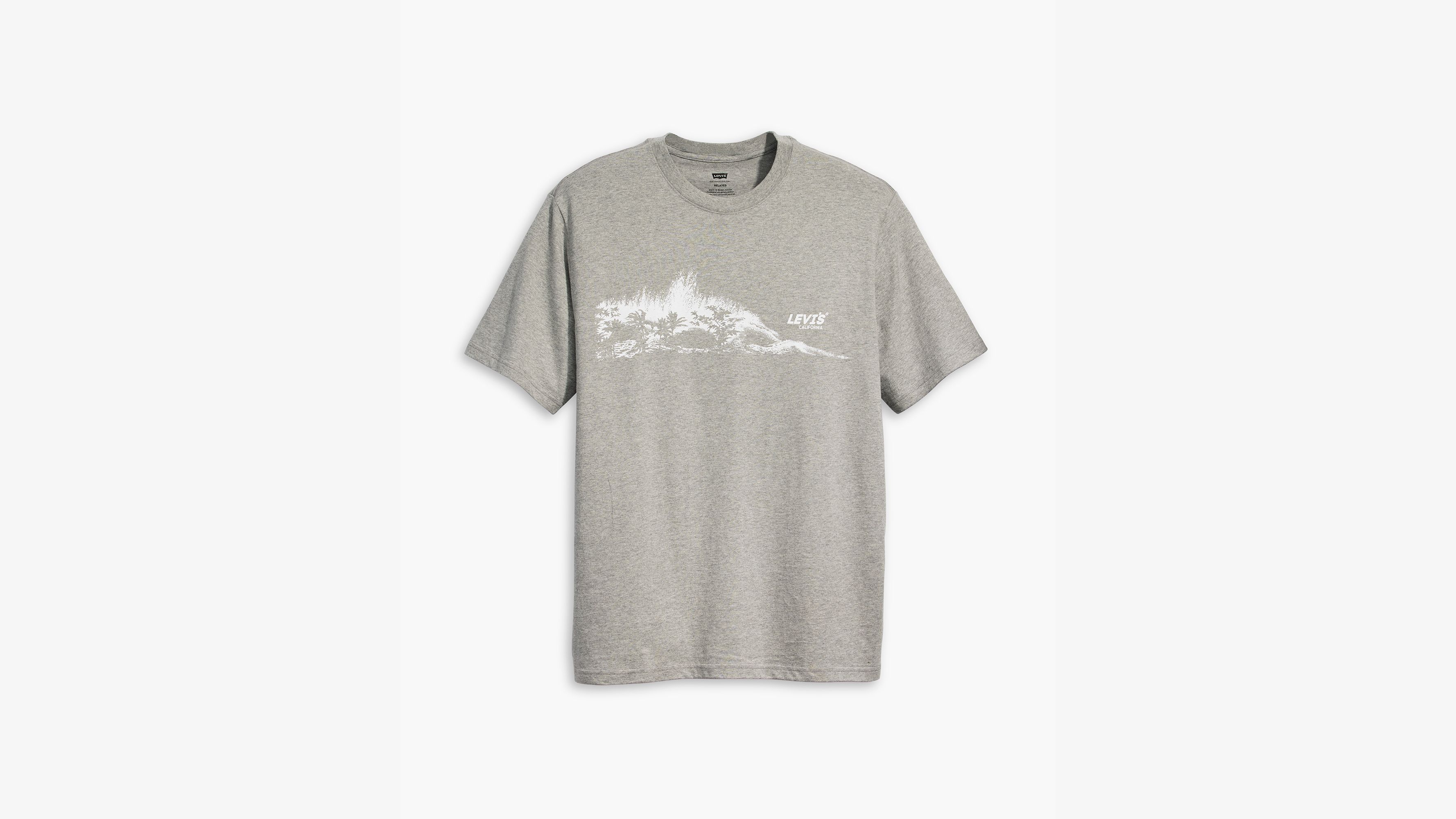 ya　TグレーＭ Relaxed Fit Short Sleeve Graphic T-shirt - Grey | Levi's® US