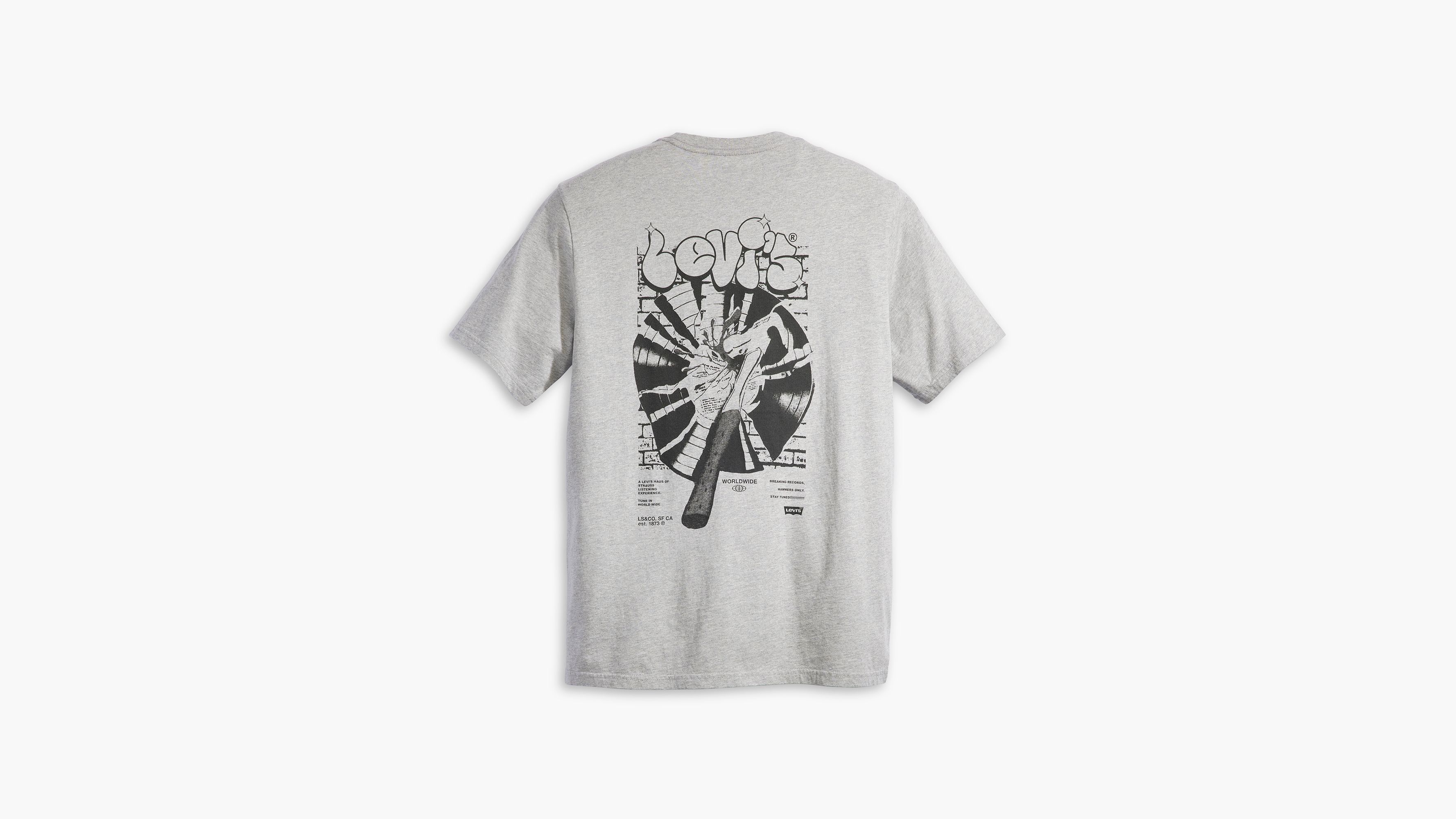 Relaxed Fit Short Sleeve Graphic T-shirt - Grey | Levi's® US