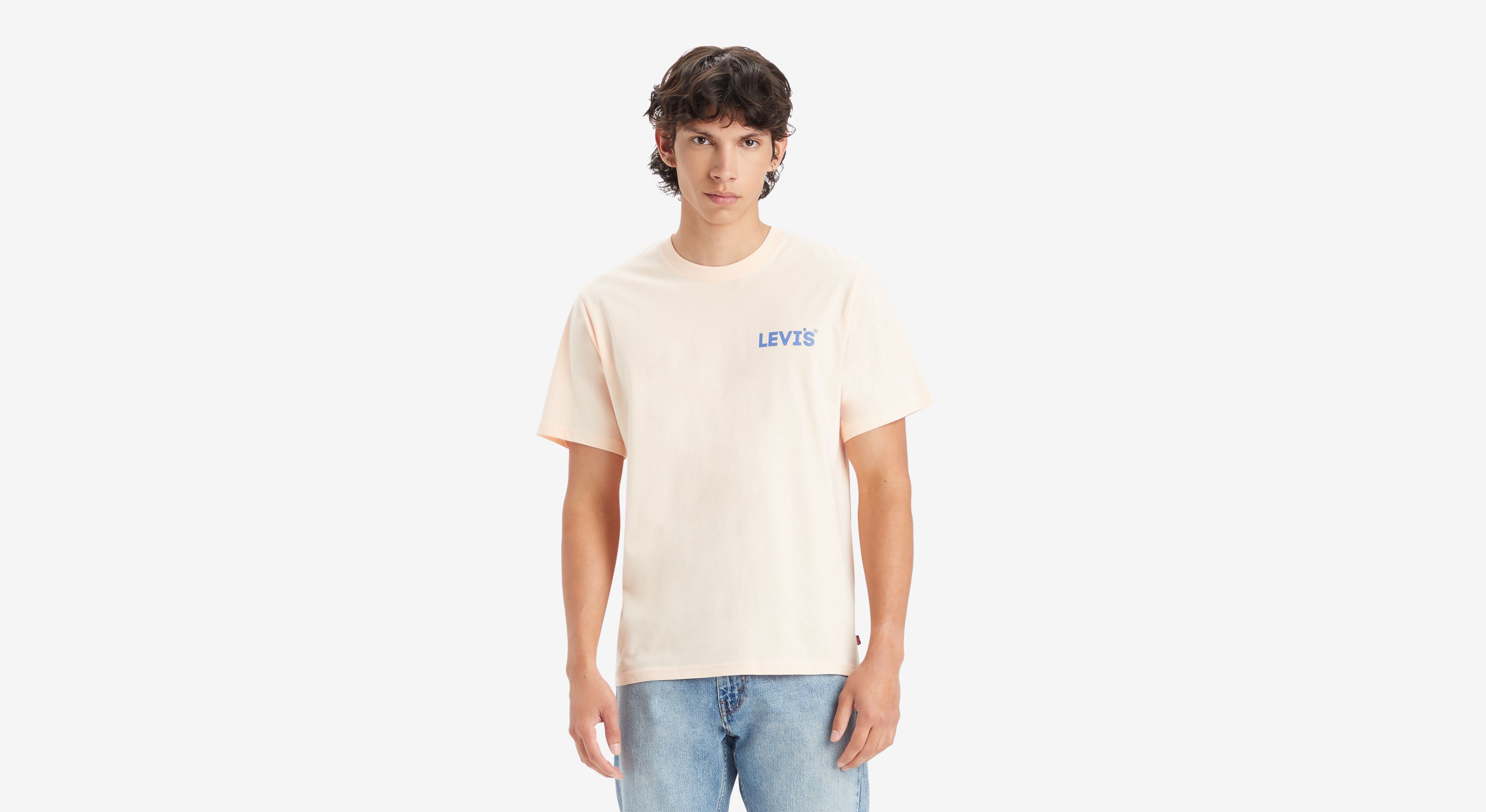 levis pink t shirt mens