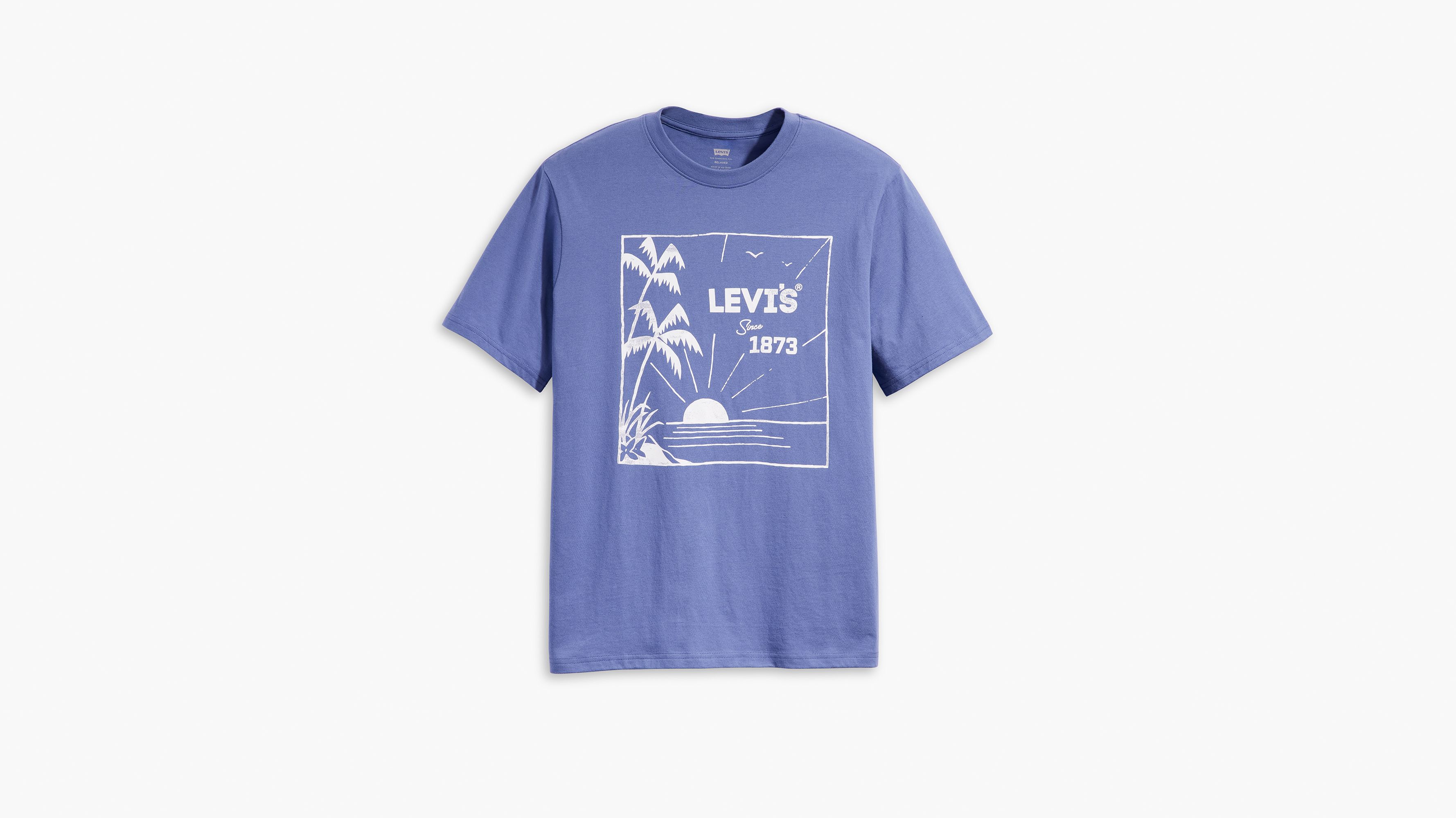 Relaxed Fit Short Sleeve Graphic T-shirt - Blue | Levi's® US