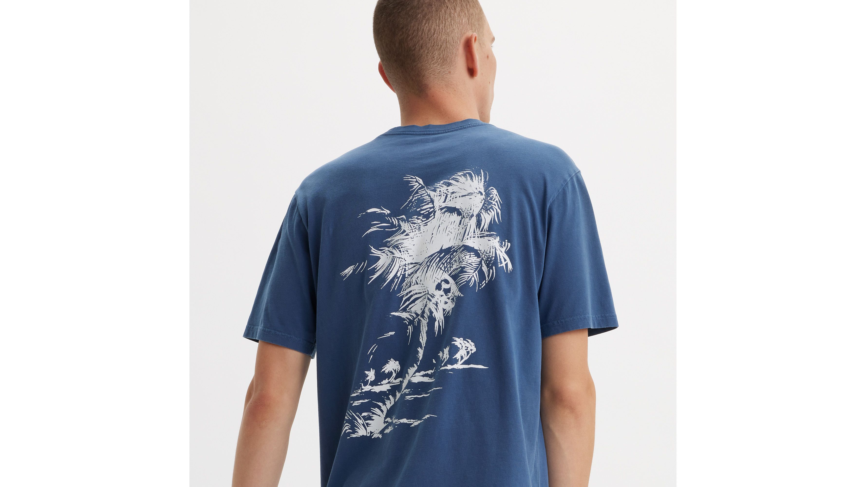 Tシャツ・カットソー SATUR Tarot Graphic Short Sleeve T-Shirt Light Blue Relaxed Fit Short Sleeve Graphic T-shirt - Blue | Levi's® US