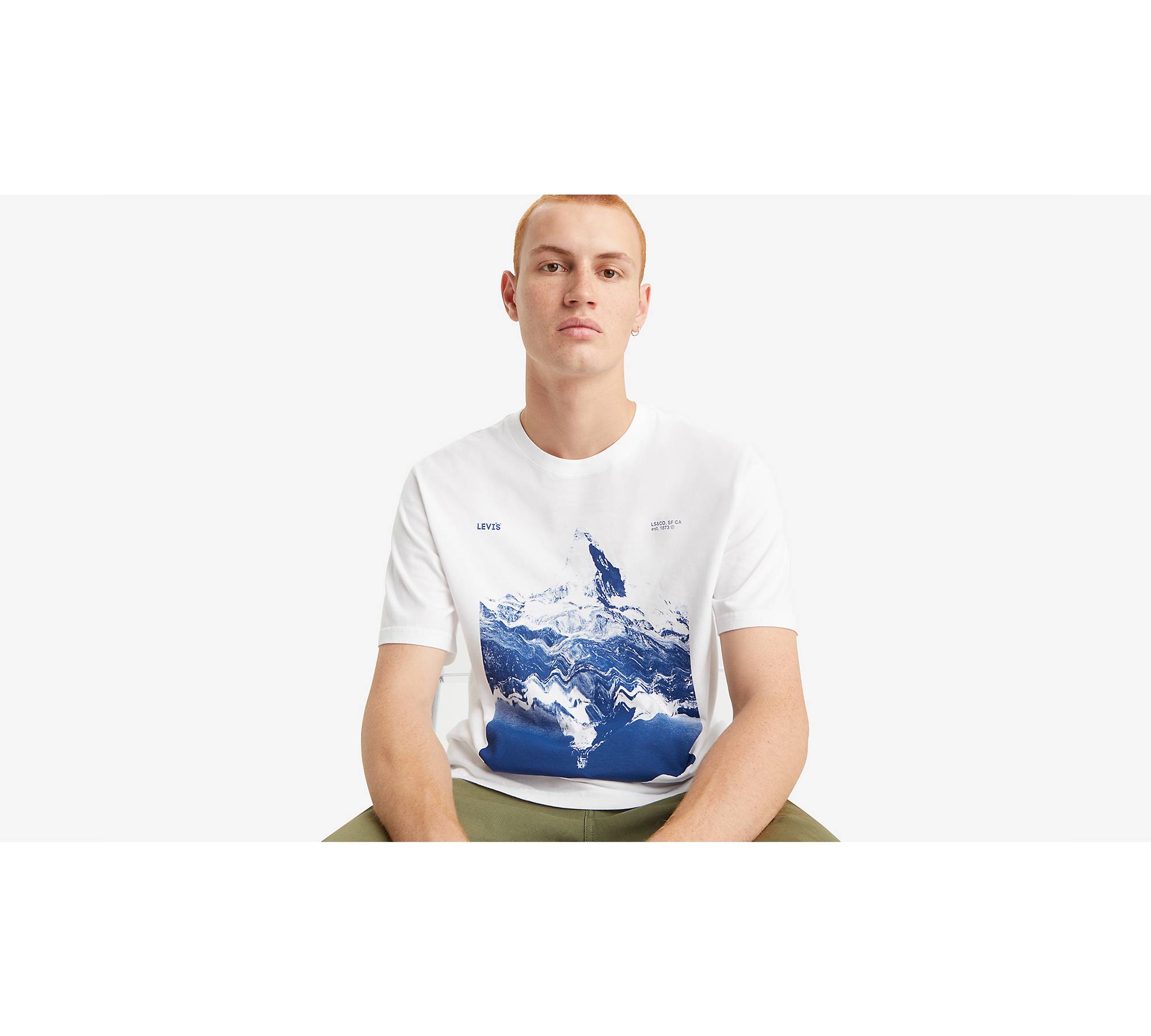 Relaxed Fit Short Sleeve Graphic T-shirt - White | Levi's® CA