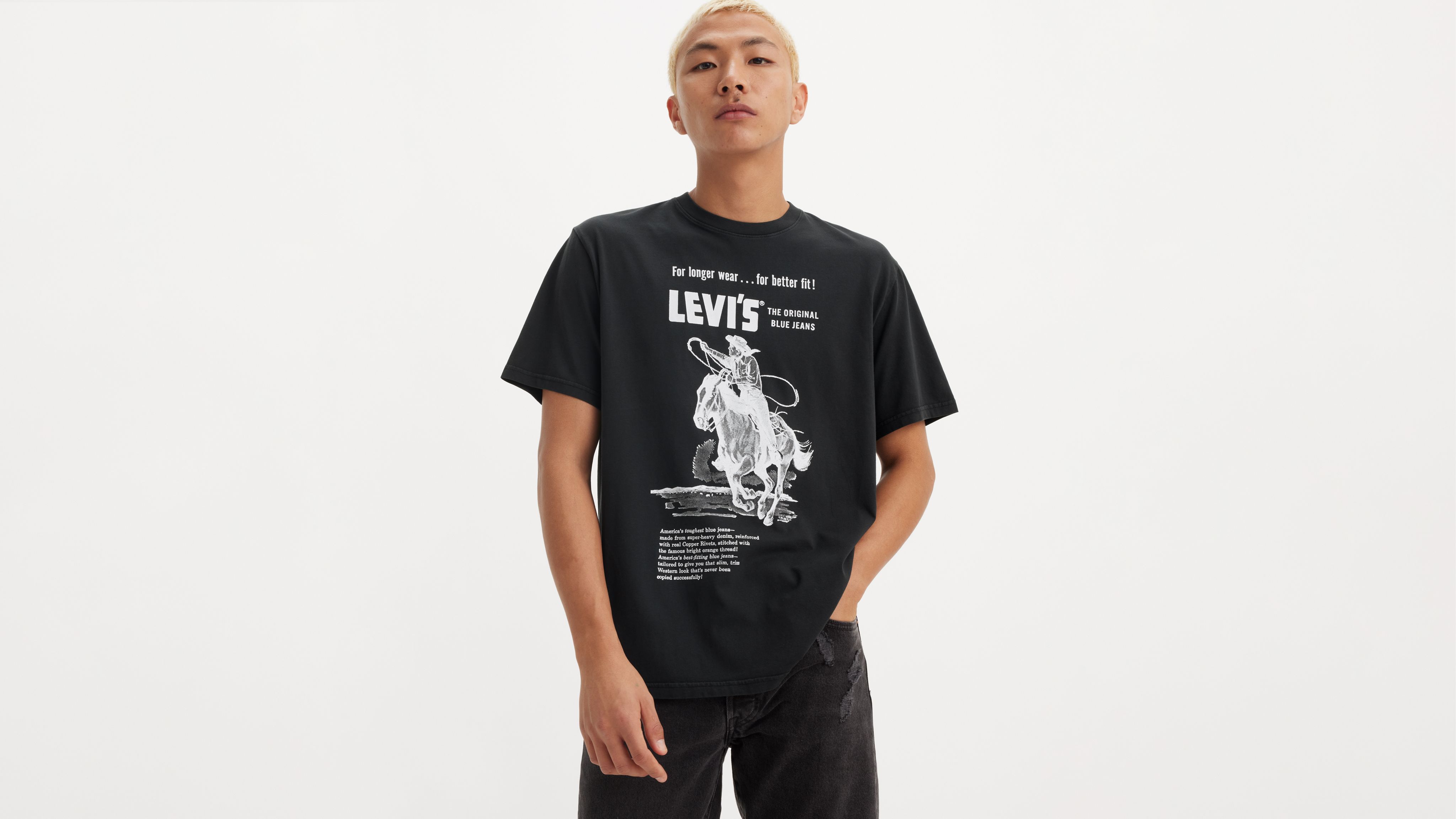 Levi's Uomo T-Shirt Relaxed Fit A Maniche Corte Con Grafica: Morbido Jersey, Stile Streetwear