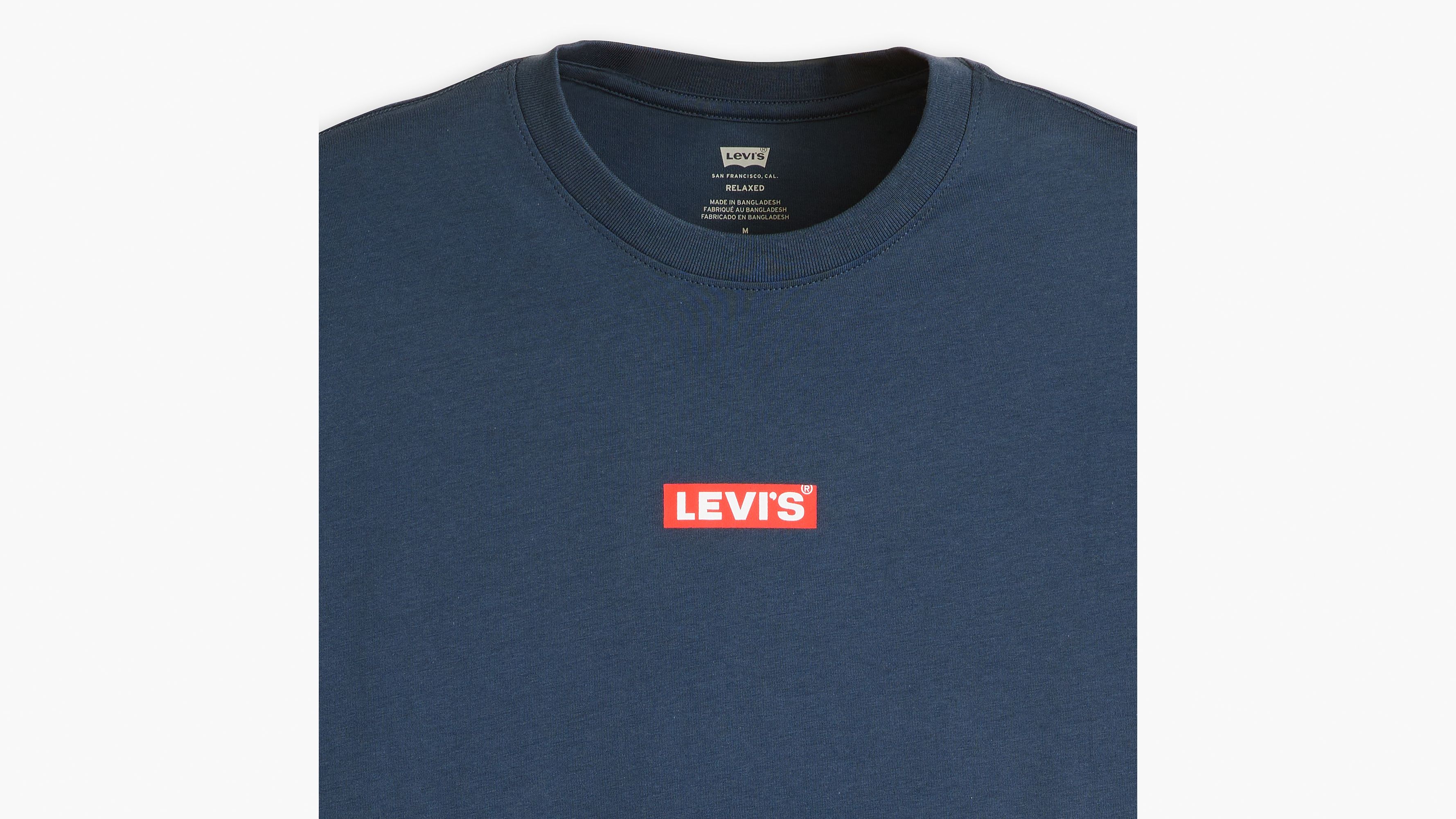 ★ ★ Men's Relax Fit Vertical Logo Short Sleeve Short Sleeve Vertical Logo T-Shirt | Nautica