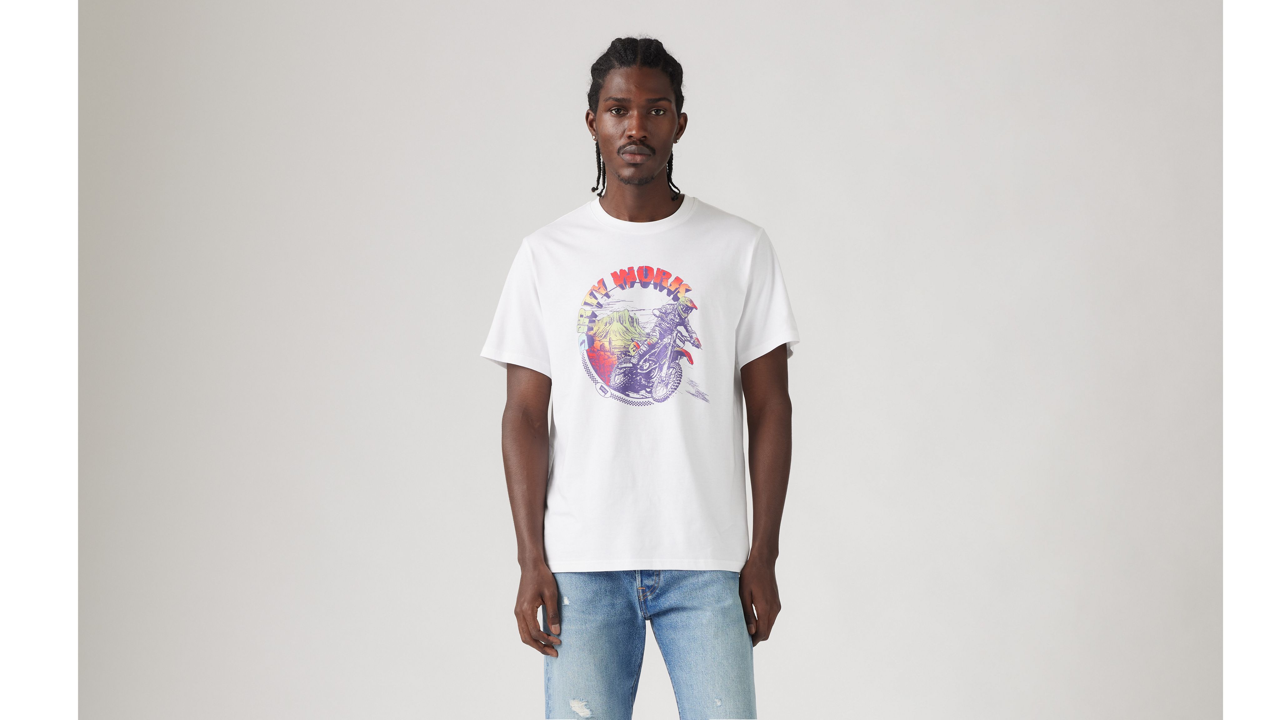 Relaxed Fit Short Sleeve Graphic T-Shirt 3