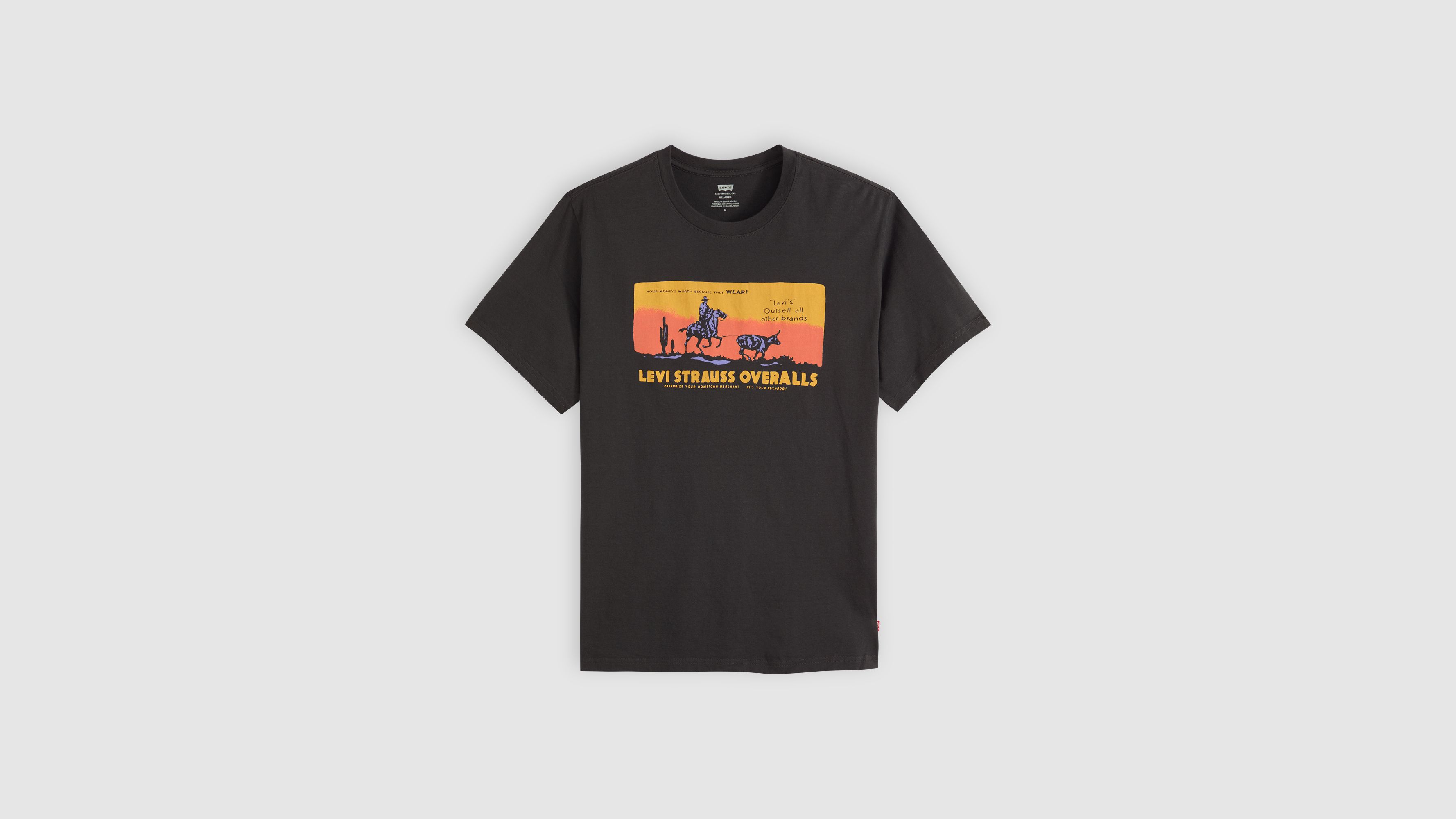 ★ ★ Men's Relaxed Fit CKJ Graphic Short Sleeve Relaxed Fit Short-sleeve Graphic T-shirt - Black | Levi's® US