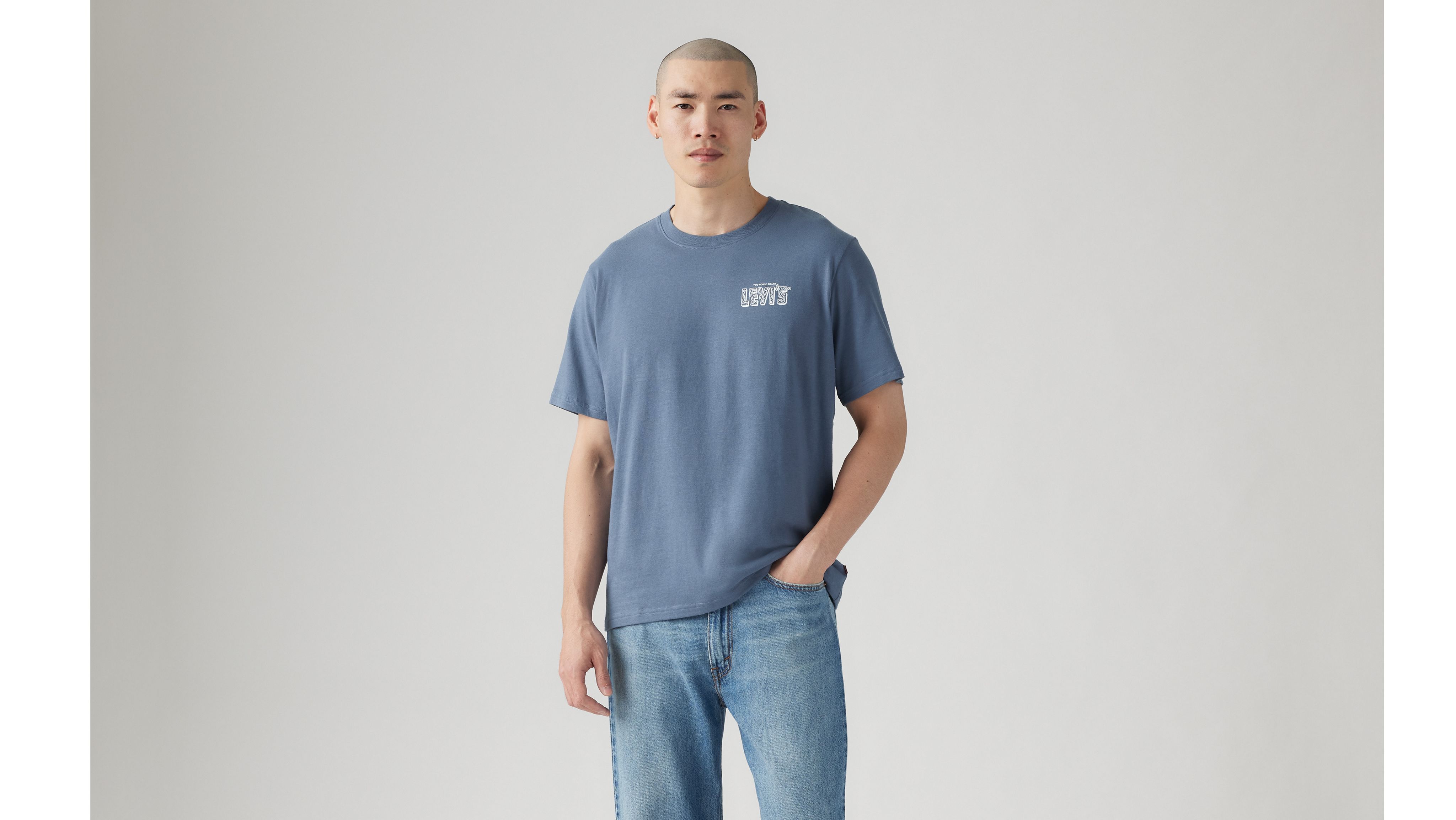 Tシャツ・カットソー   Men's relaxed fit standard logo short sleeve t- 161431923-dynamic1-pdp?$