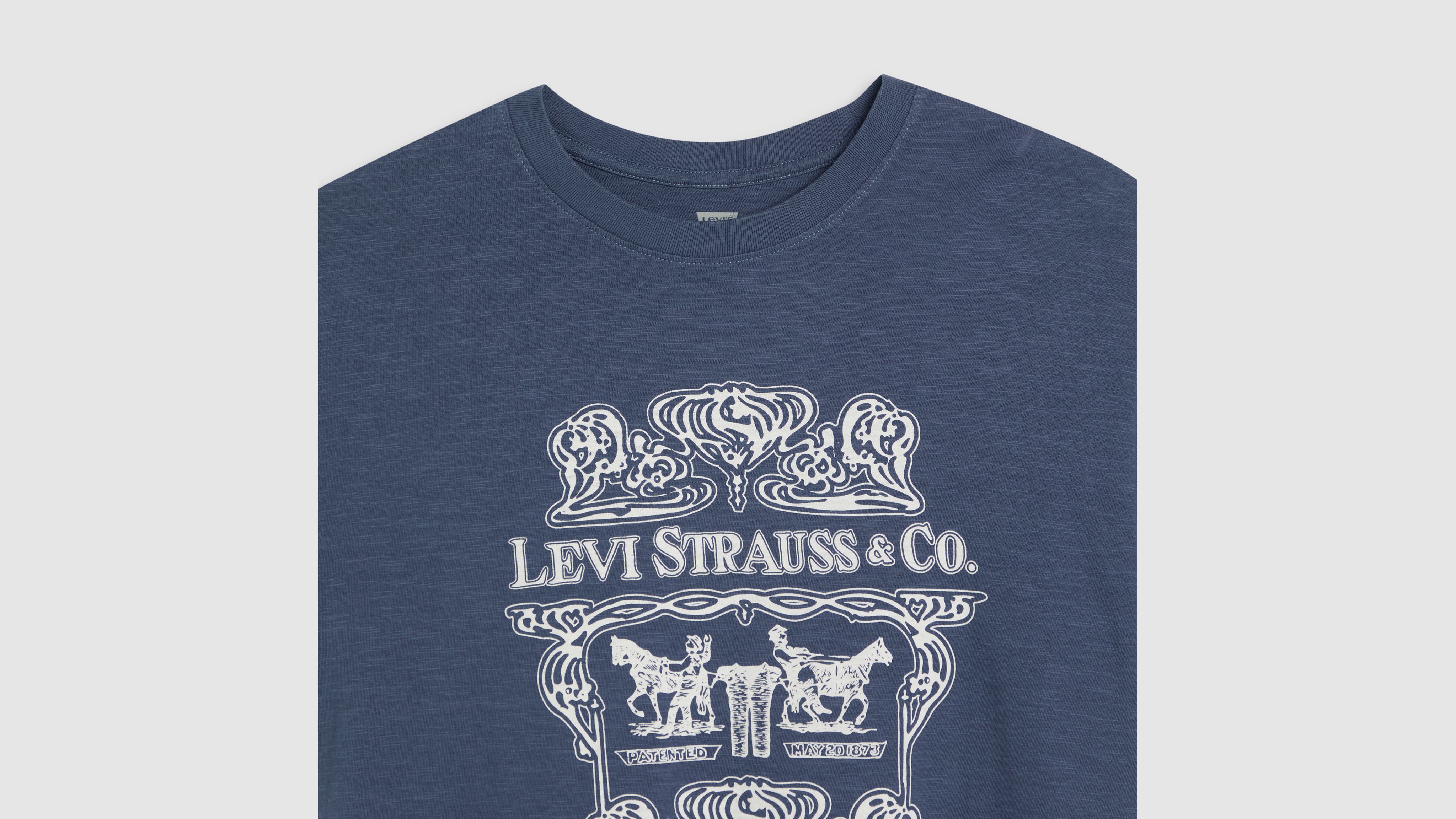 Relaxed Fit Short Sleeve Graphic T-shirt - Blue | Levi's® CA
