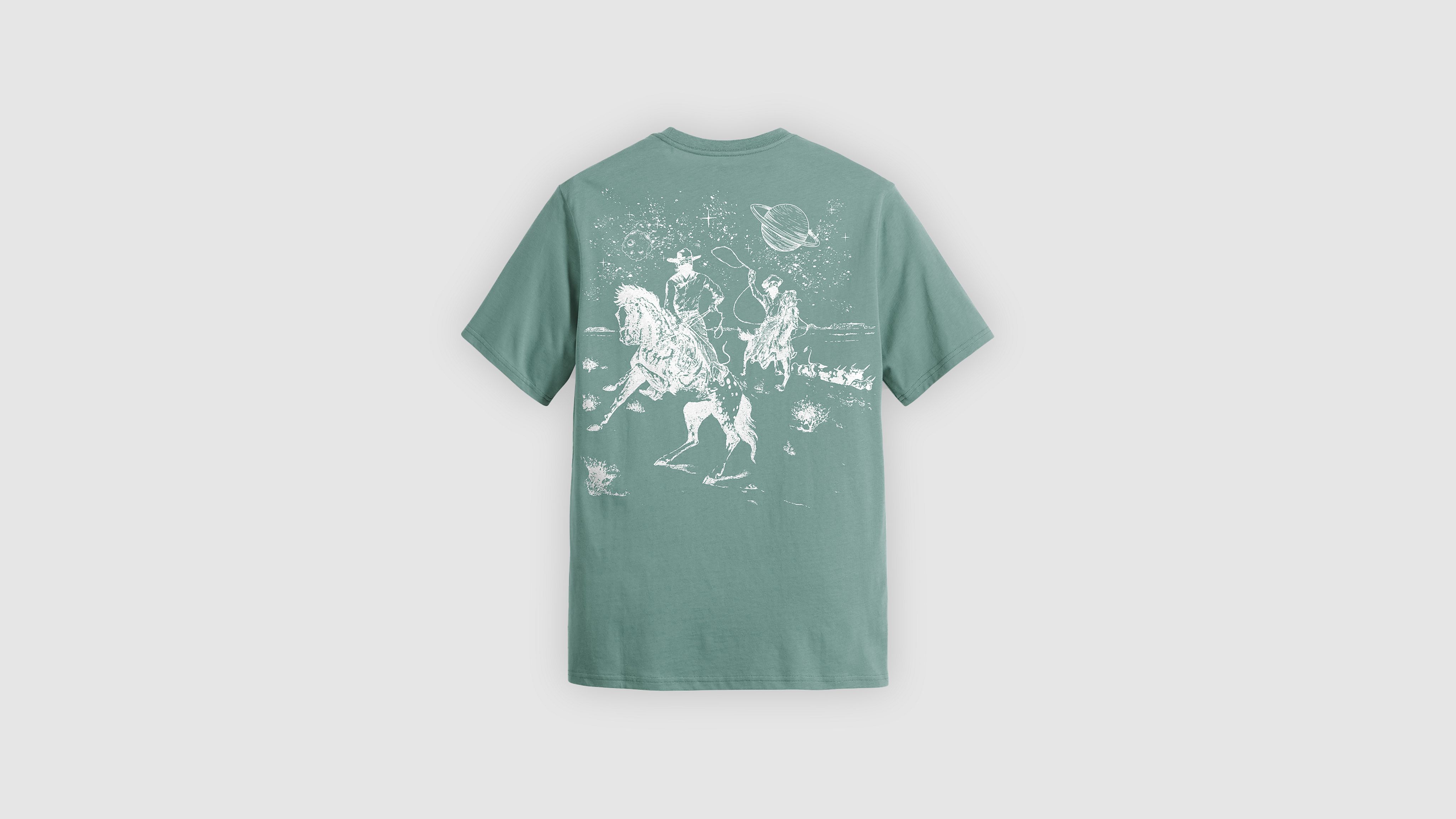 Relaxed Fit Short Sleeve Graphic T-shirt - Green | Levi's® US