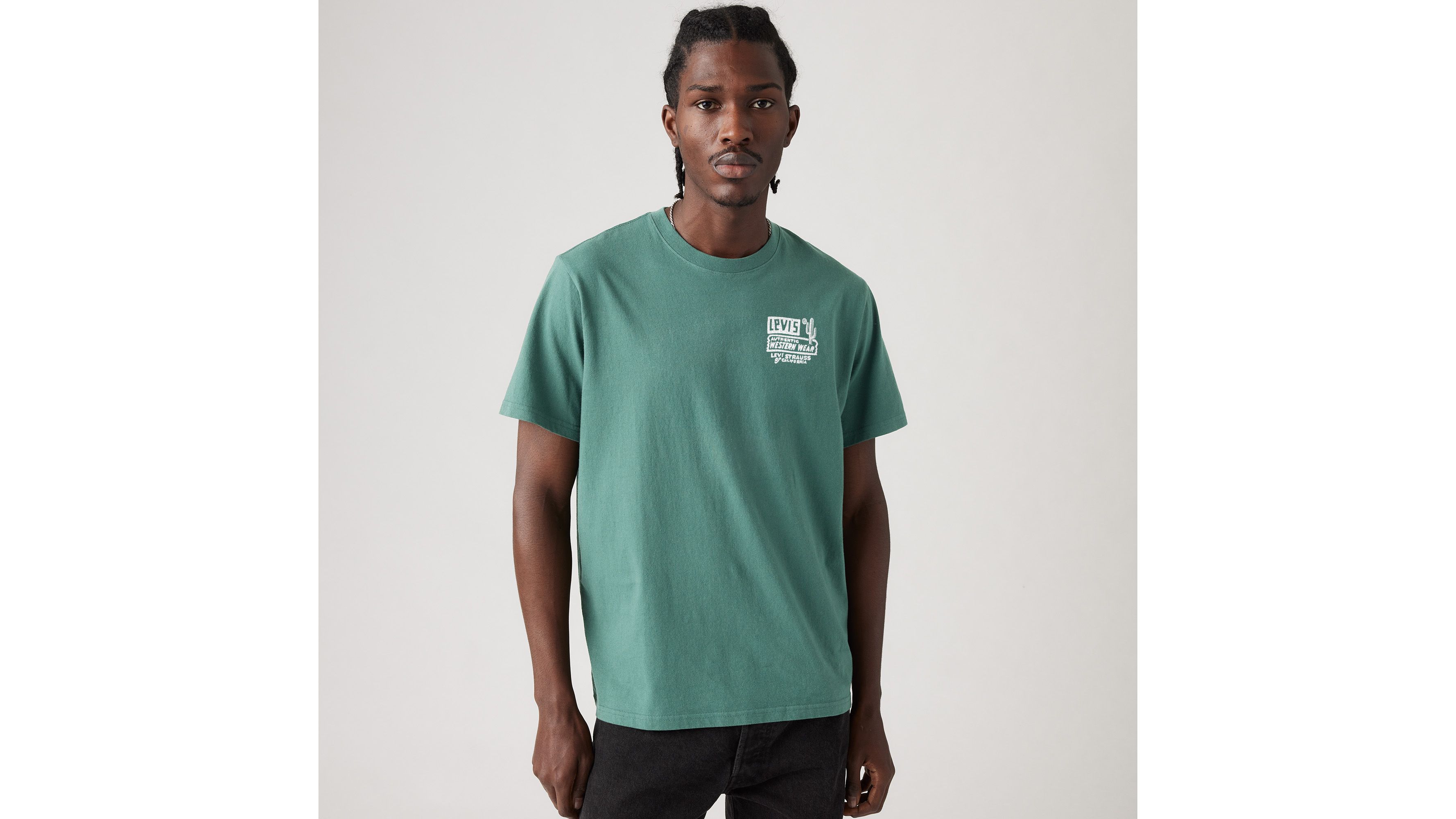 【 】Relax Fit Standard Logo Short Sleeve T-Shirt Relaxed Fit Short Sleeve Graphic T-shirt - Blue | Levi's® US