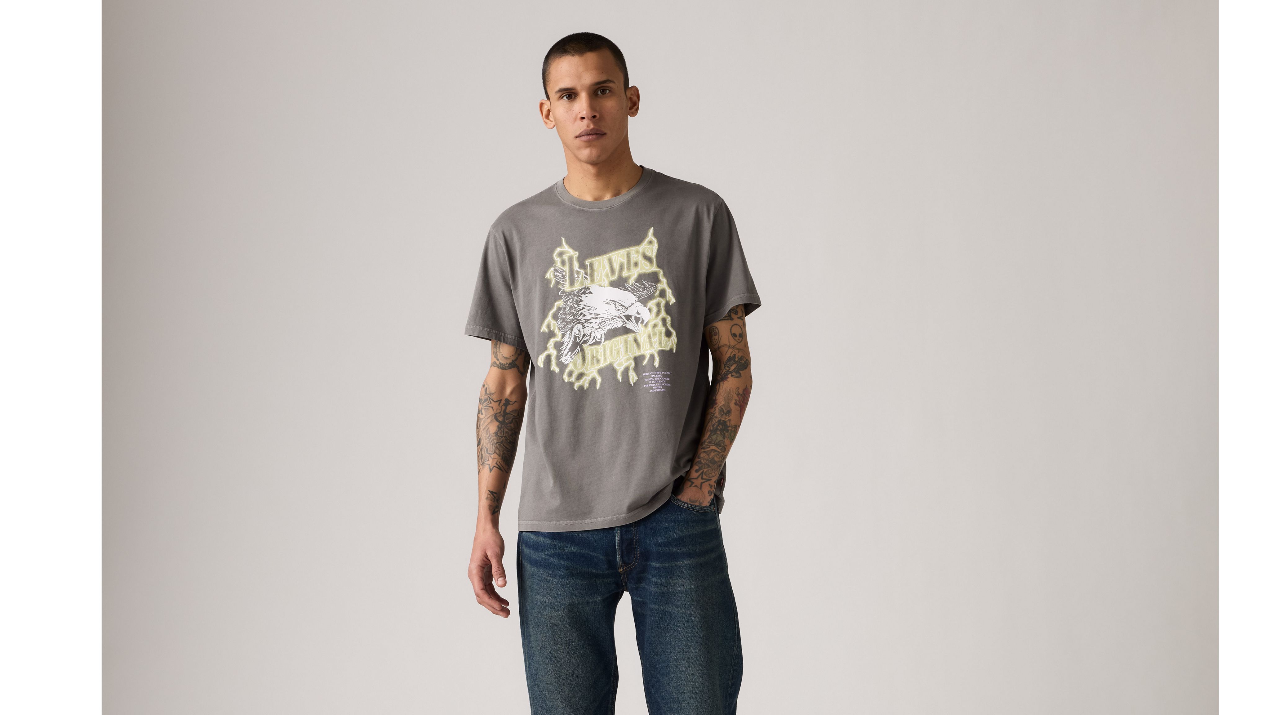 Camiseta estampada con fit holgado 2