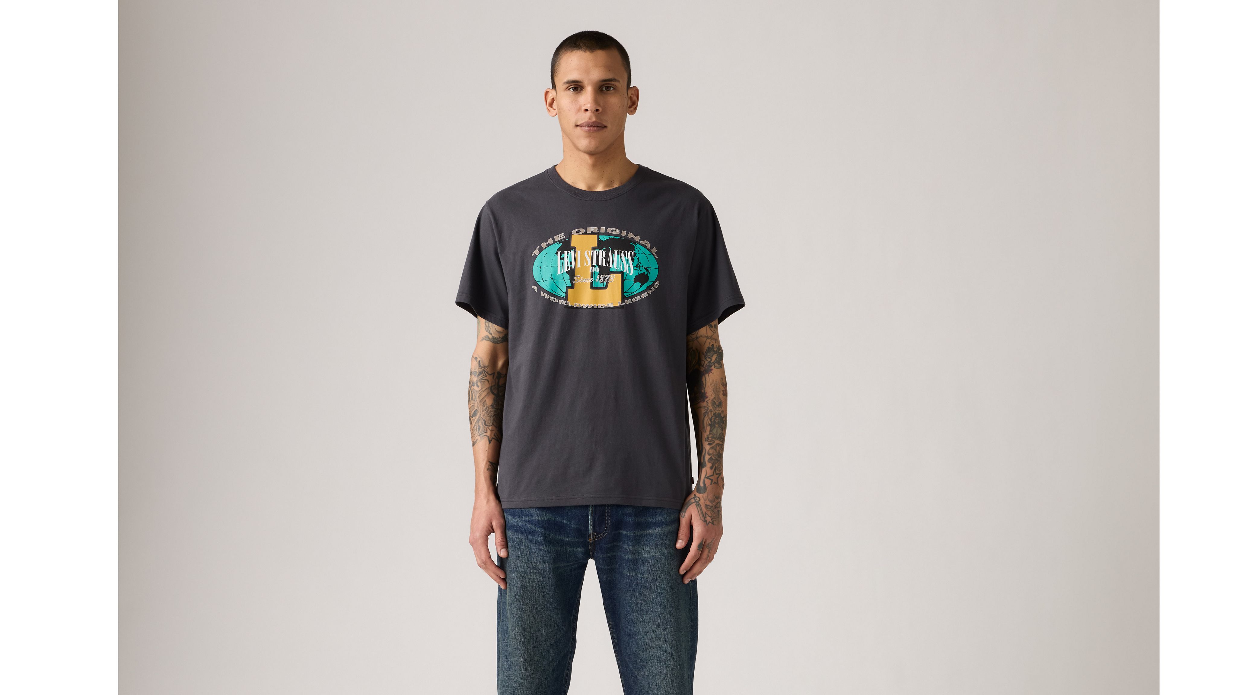 Relaxed Fit T-Shirt mit Grafik 13