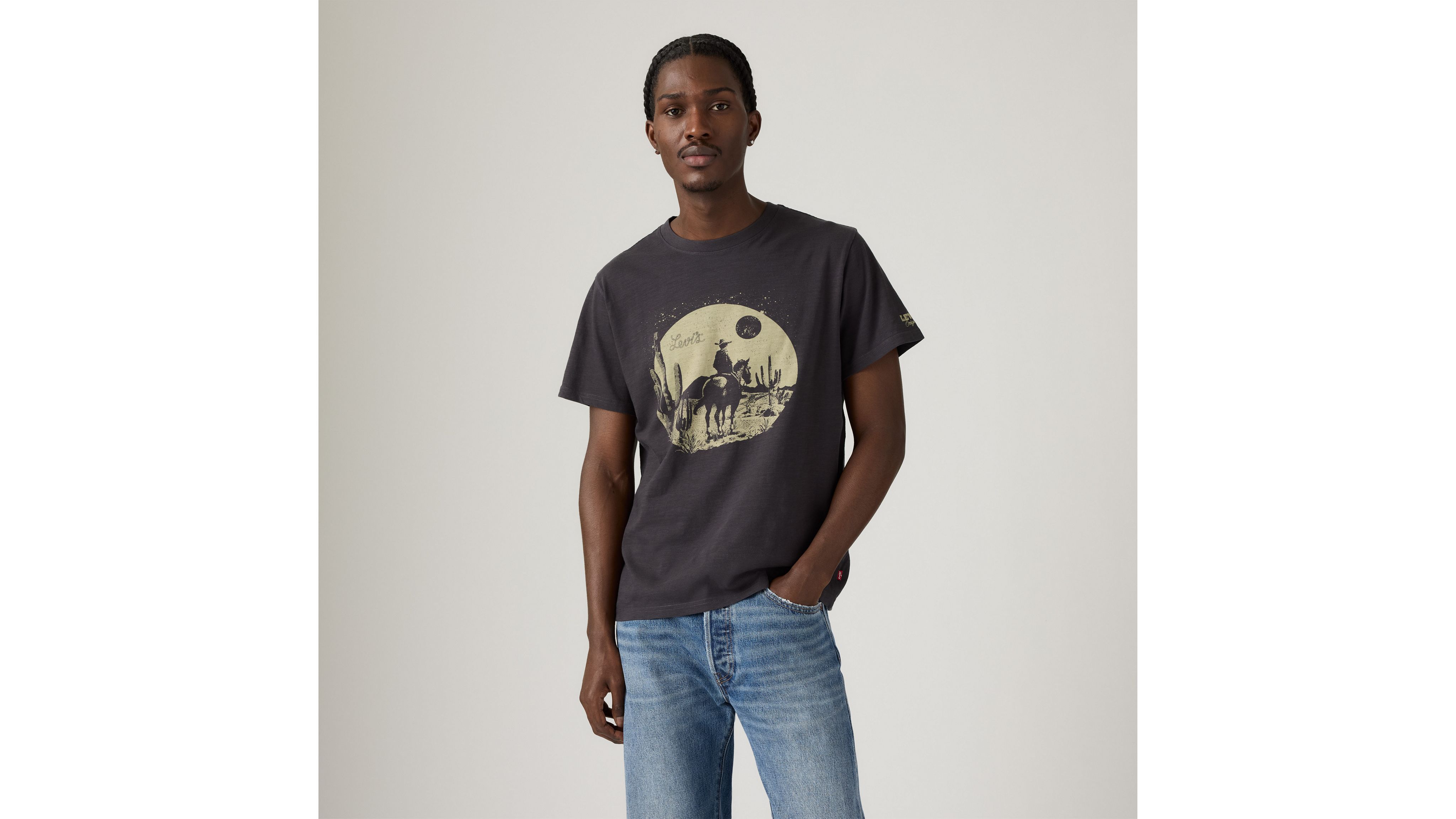 Relaxed Fit Short-sleeve Graphic T-shirt - Black | Levi's® US
