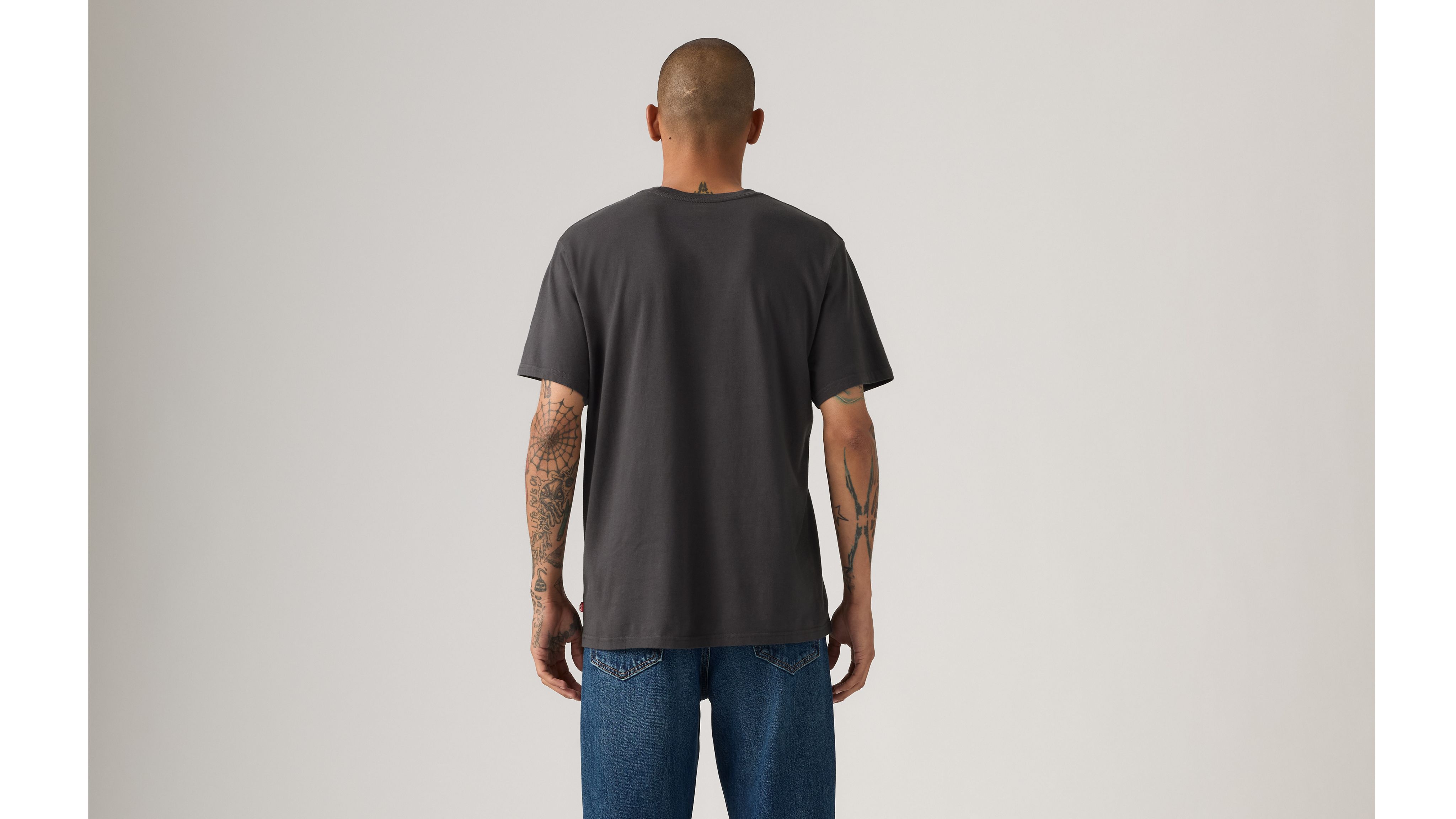Levi's Relaxed Fit Short-sleeve Graphic T-shirt In Gray