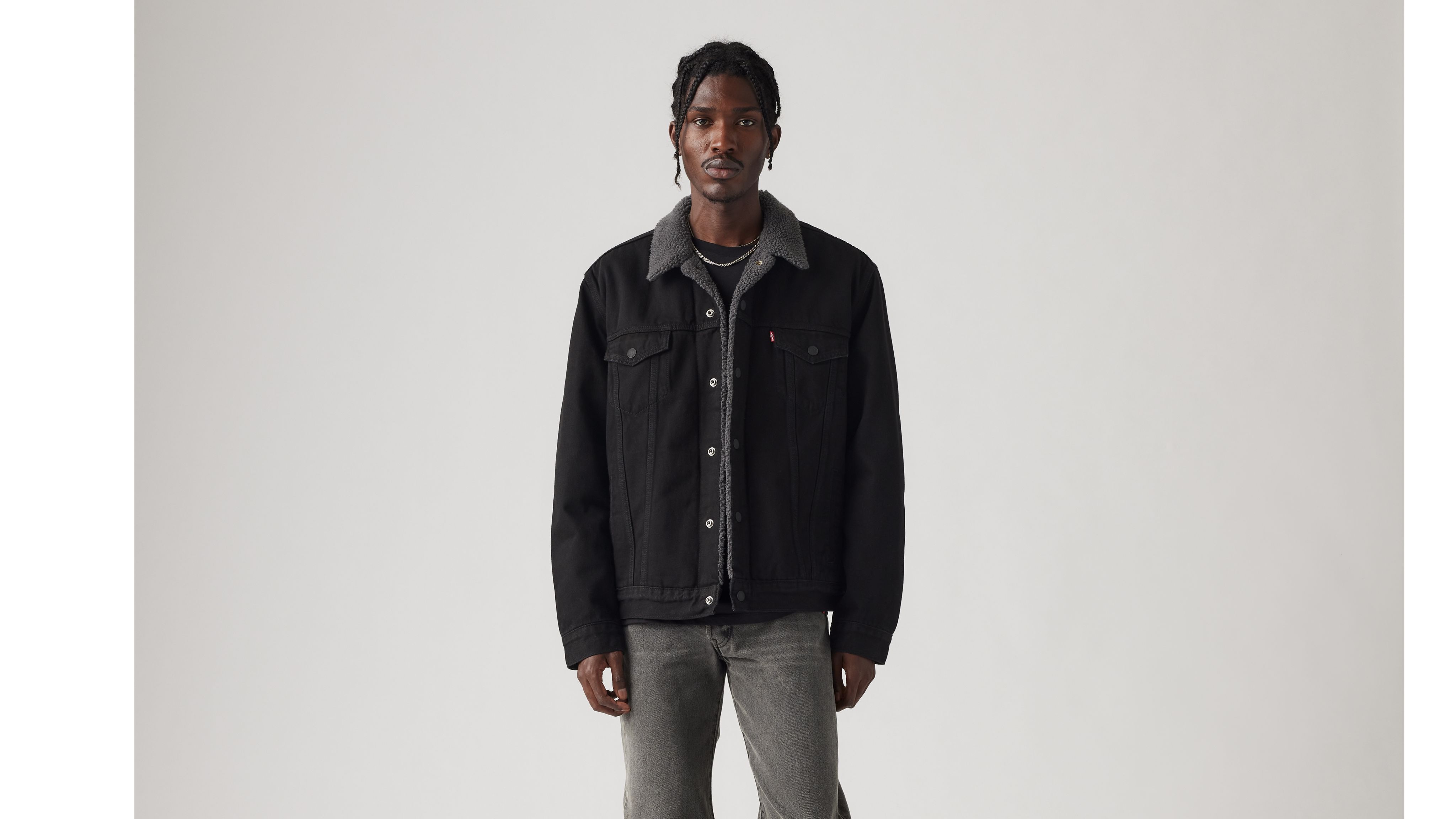 Type Iii Sherpa Trucker Jacket - Black | Levi's® US