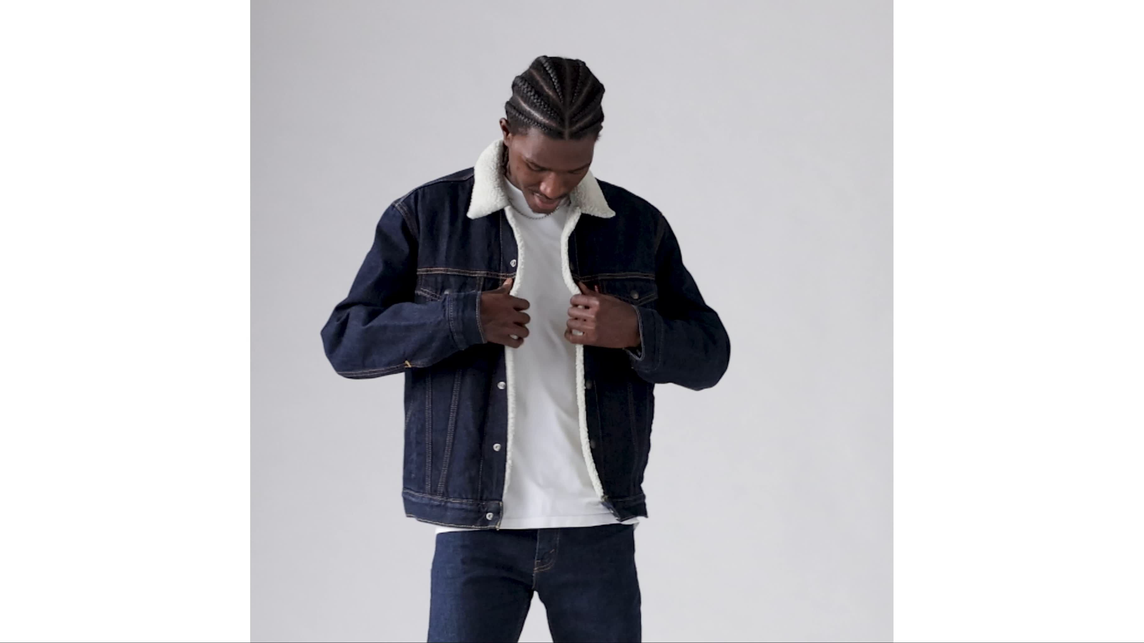 Type Iii Sherpa Trucker Jacket - Black | Levi's® US