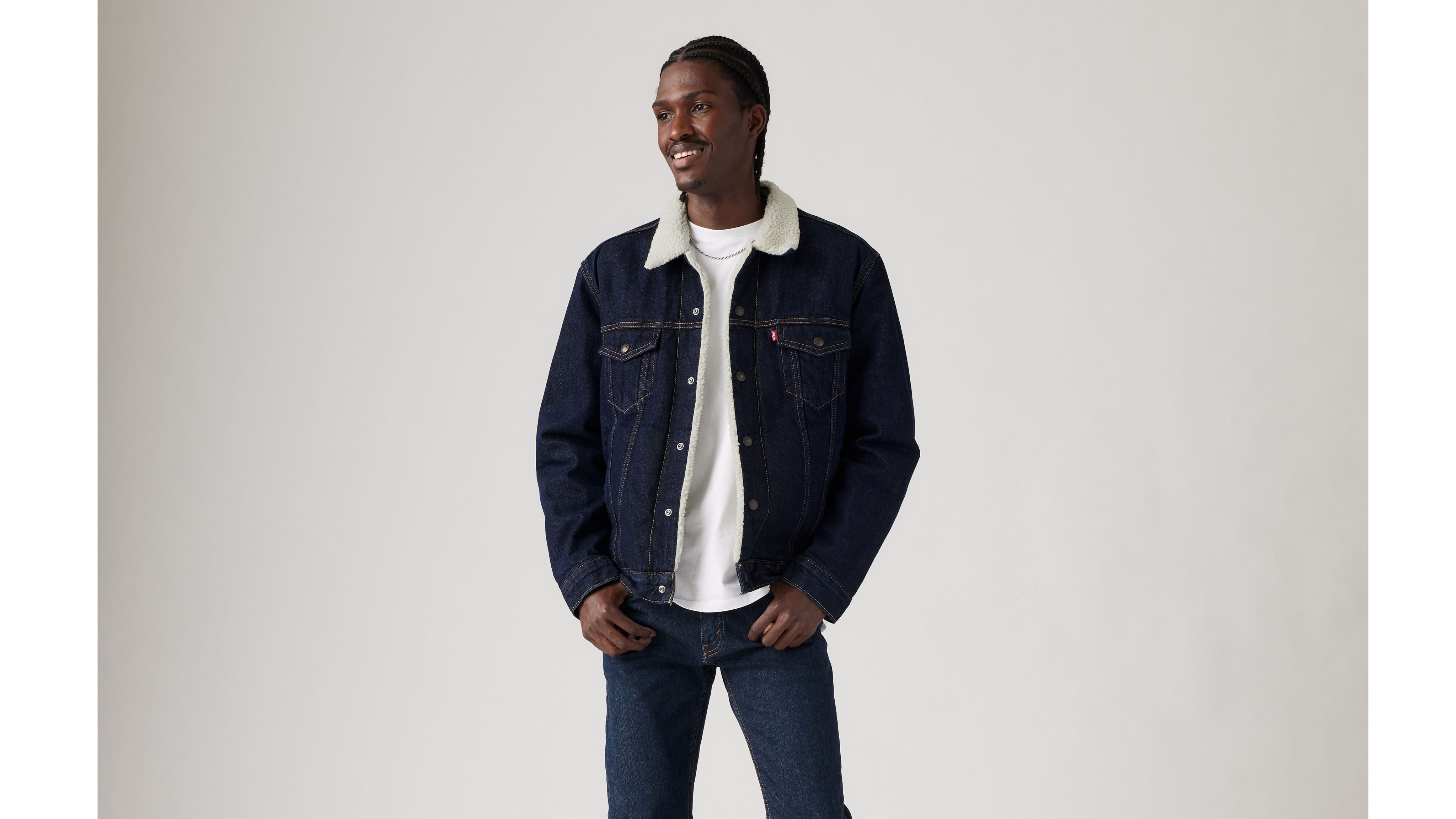 Type Iii Sherpa Trucker Jacket - Dark Wash | Levi's® US