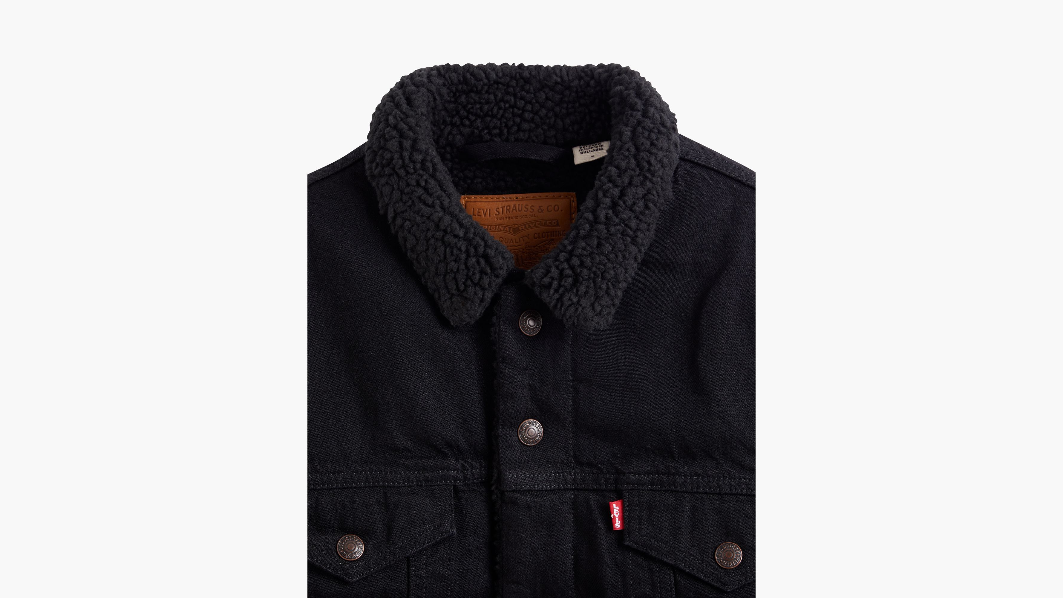 Type Iii Sherpa Trucker Jacket - Black | Levi's® GB