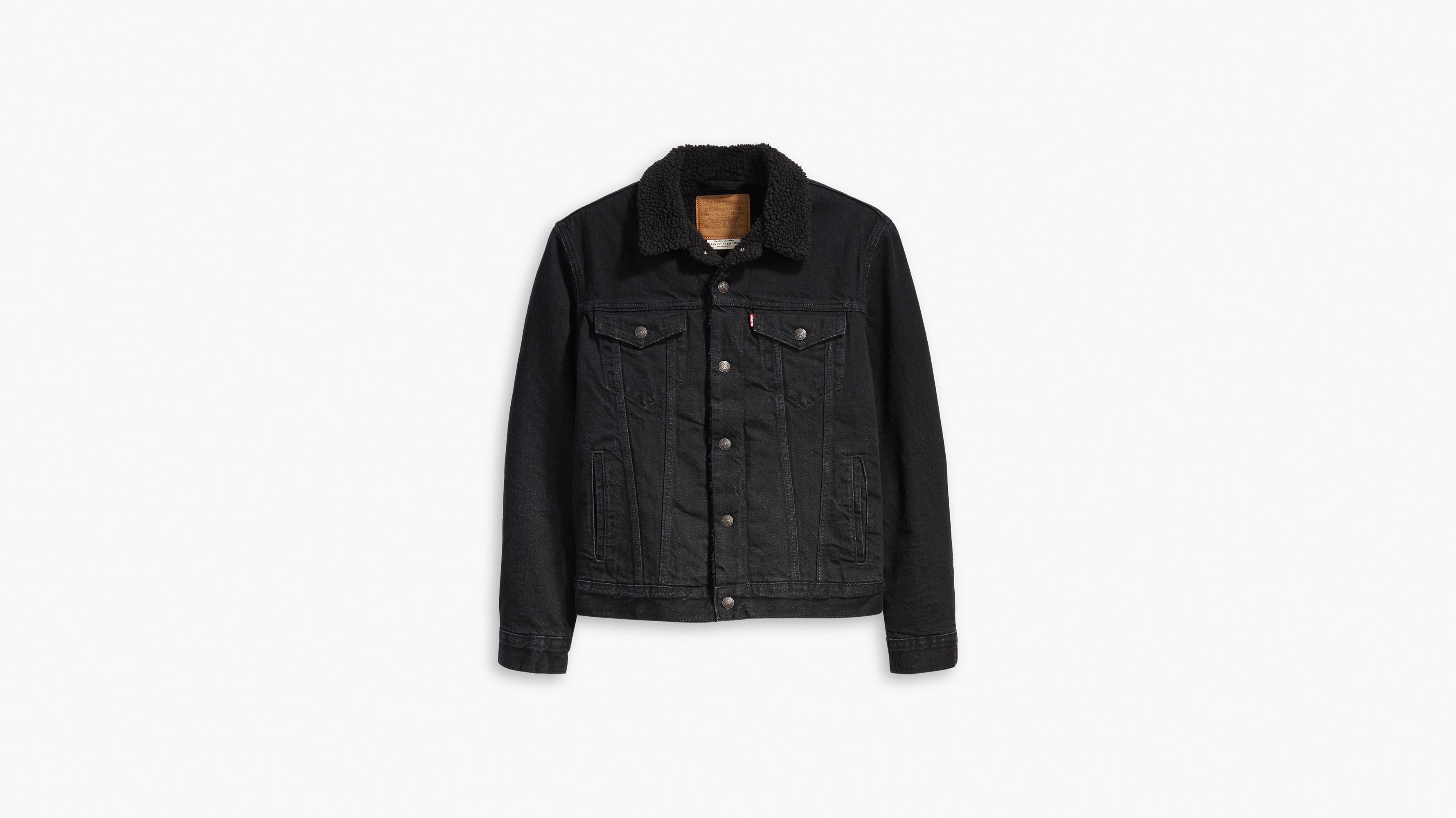 Type Iii Sherpa Trucker Jacket Black Levi s CA