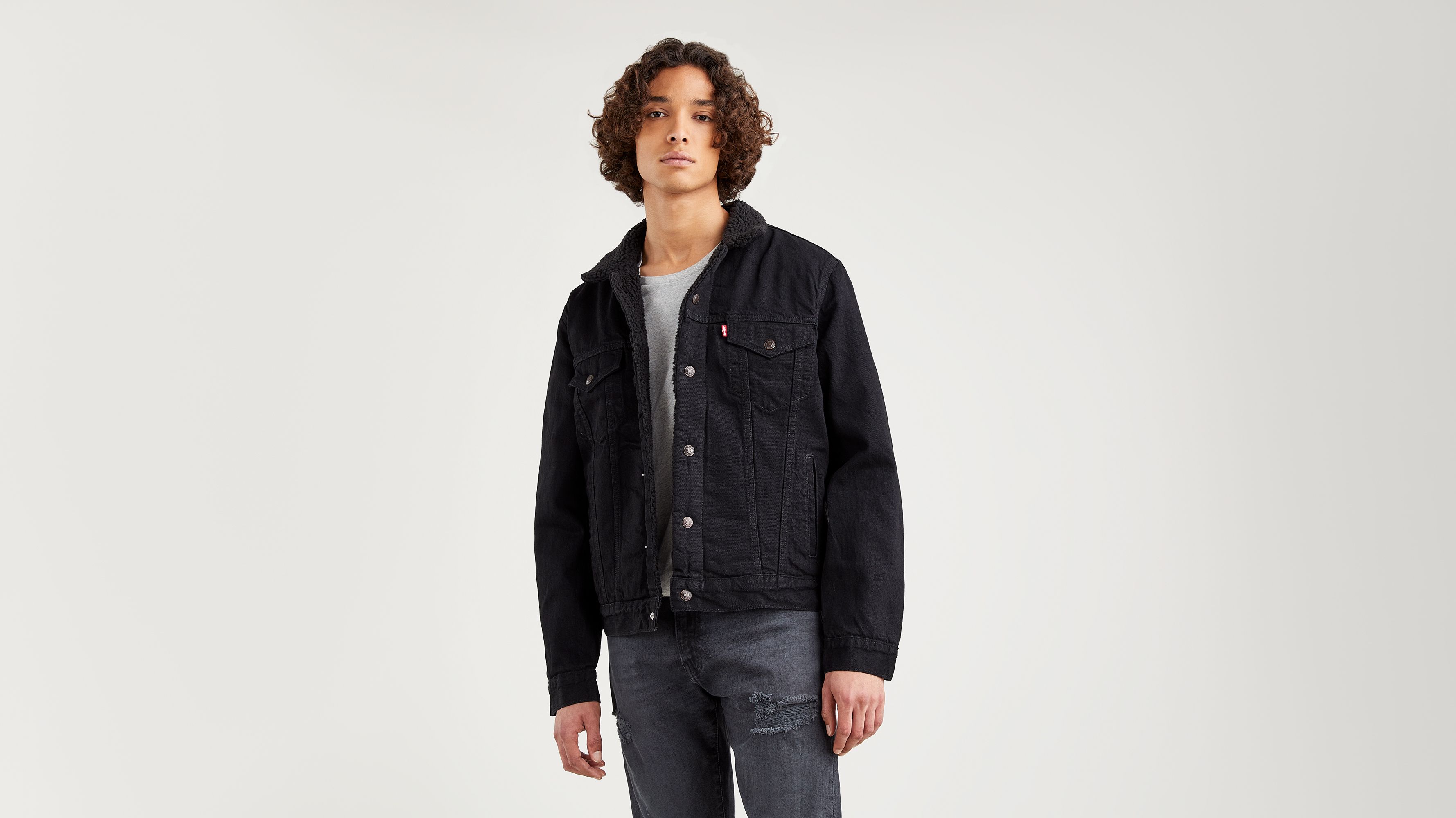 levi's sherpa trucker jacket sale