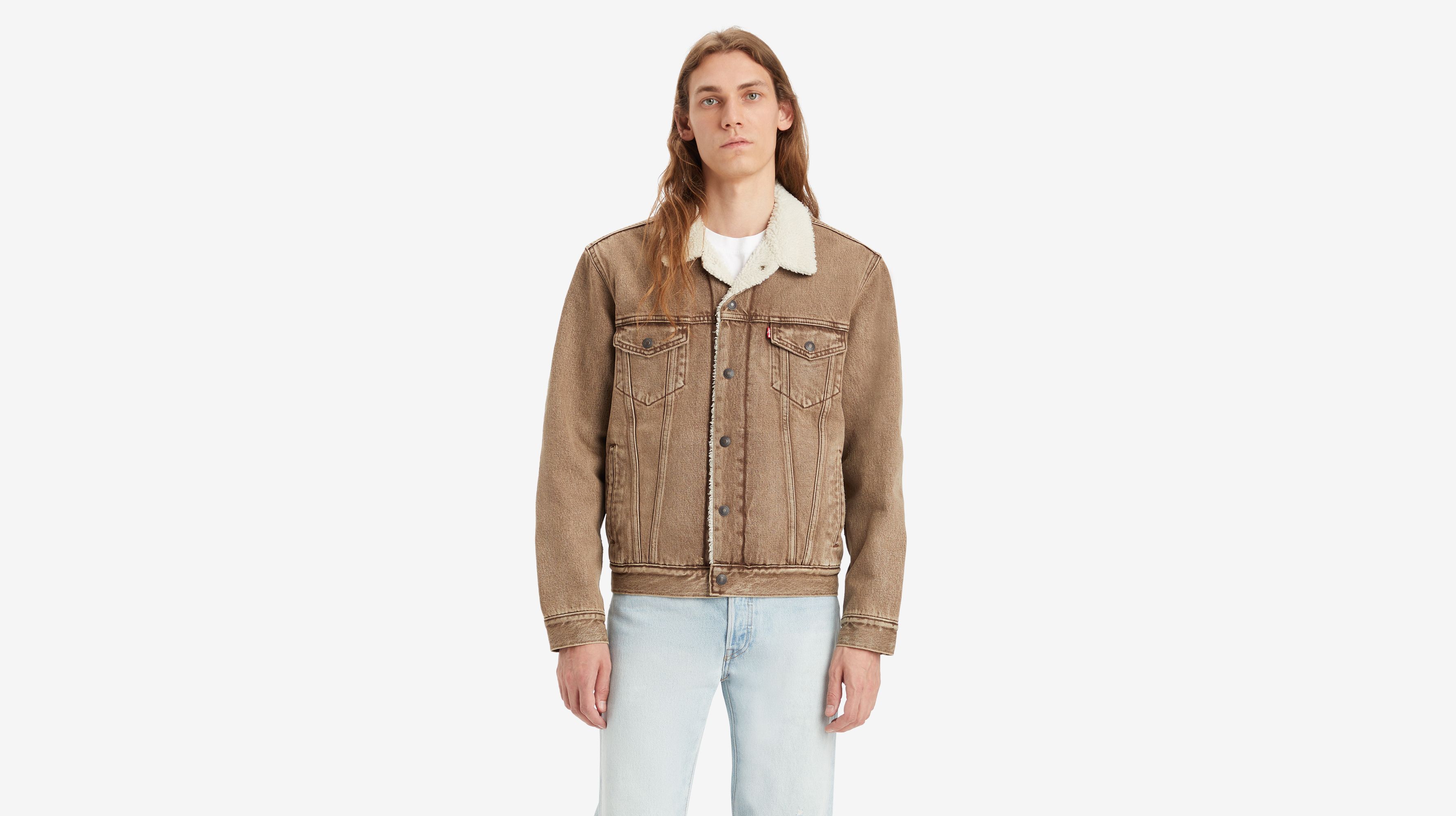 Levis sherpa brown new arrivals