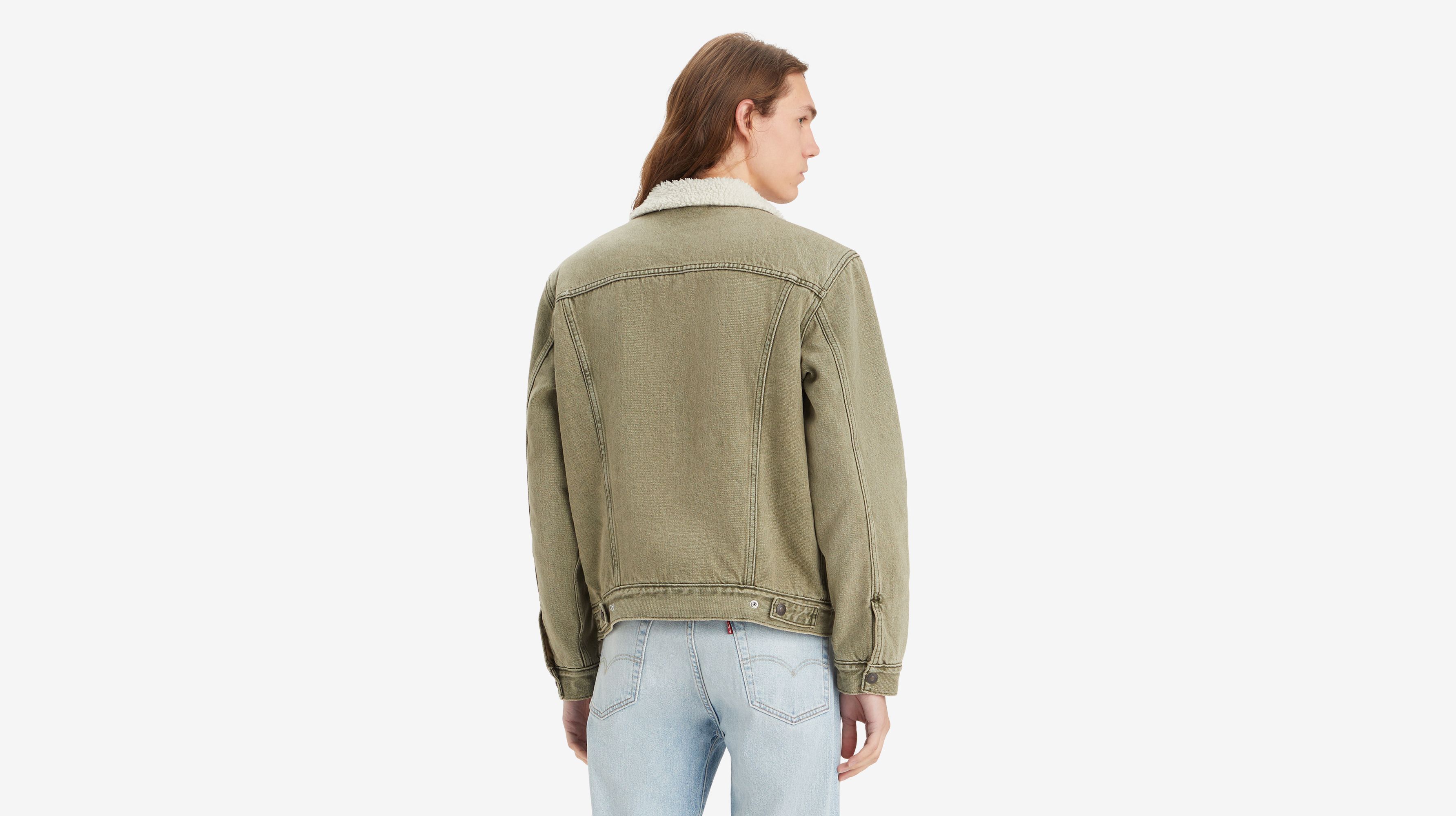 Type Iii Sherpa Trucker Jacket - Green | Levi's® GB