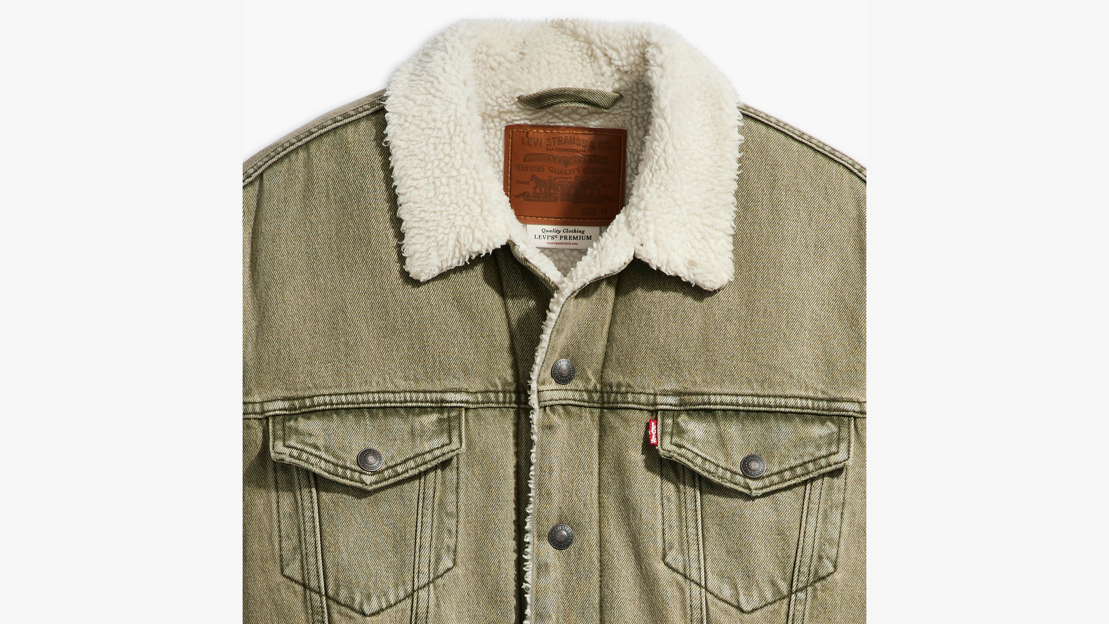 Levis sherpa hotsell jacket needle park