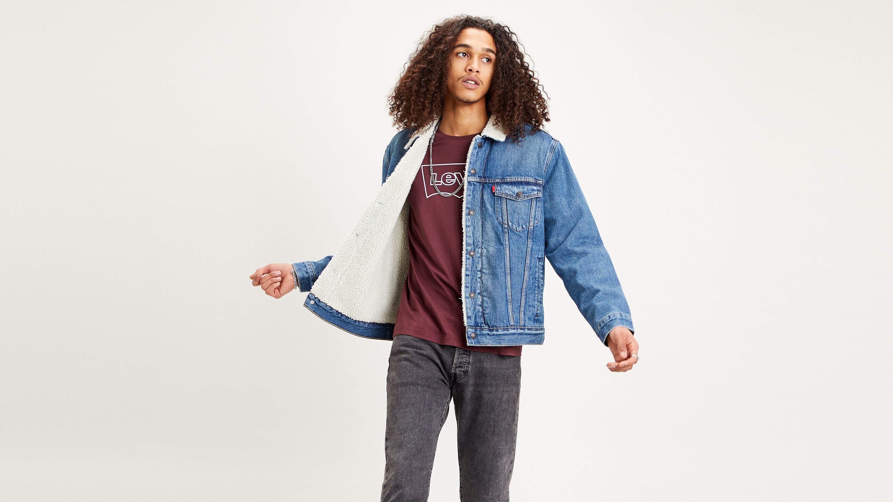 type 3 sherpa trucker levis