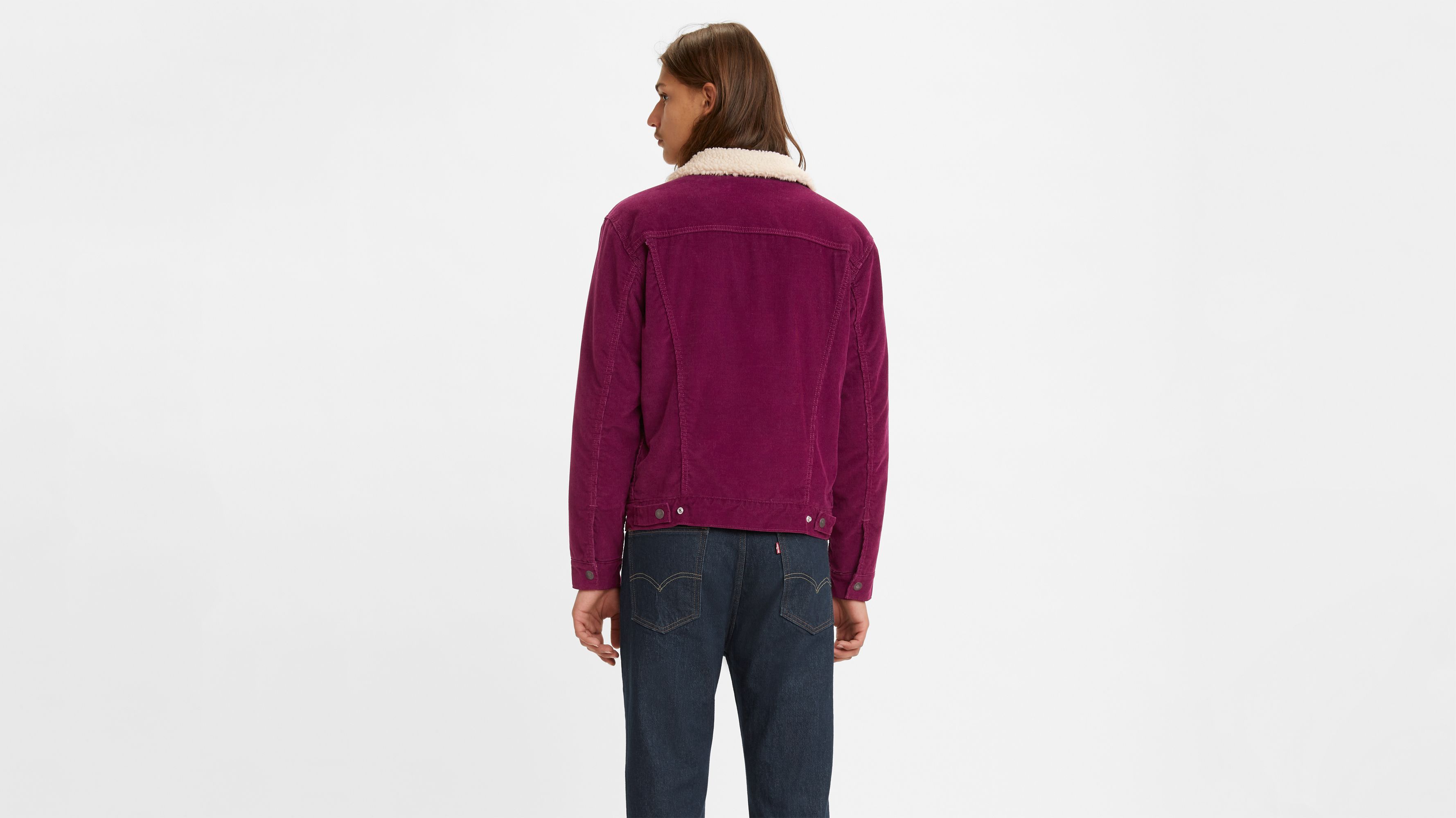 Levi's red corduroy sherpa on sale jacket