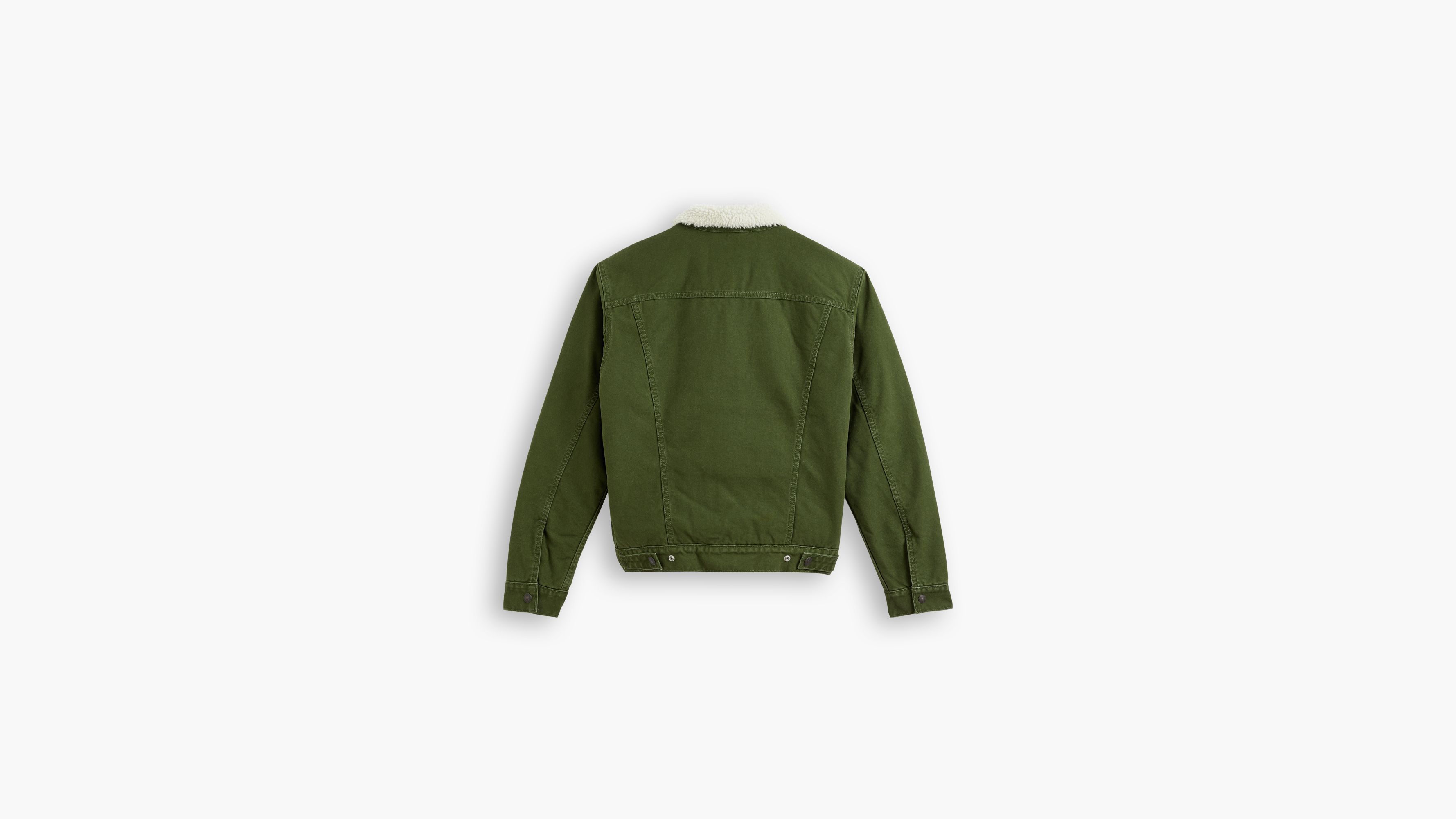 Type 3 Sherpa Trucker Jacket - Green | Levi's® MC