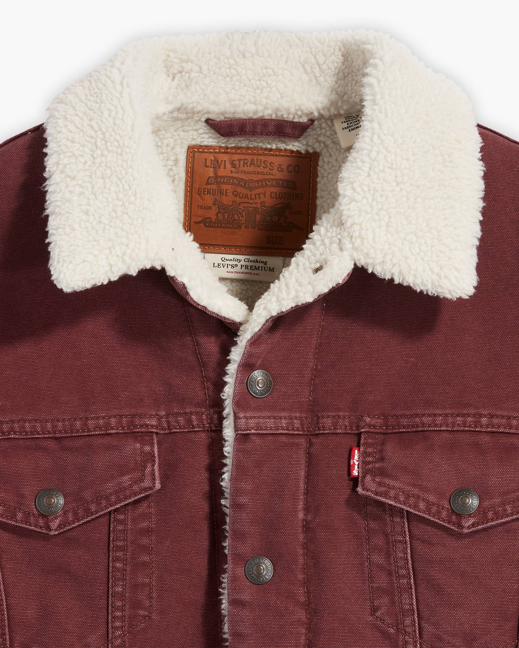 Type Iii Sherpa Trucker Jacket - Purple | Levi's® GE Type Iii Sherpa Trucker Jacket - Purple | Levi's® GE