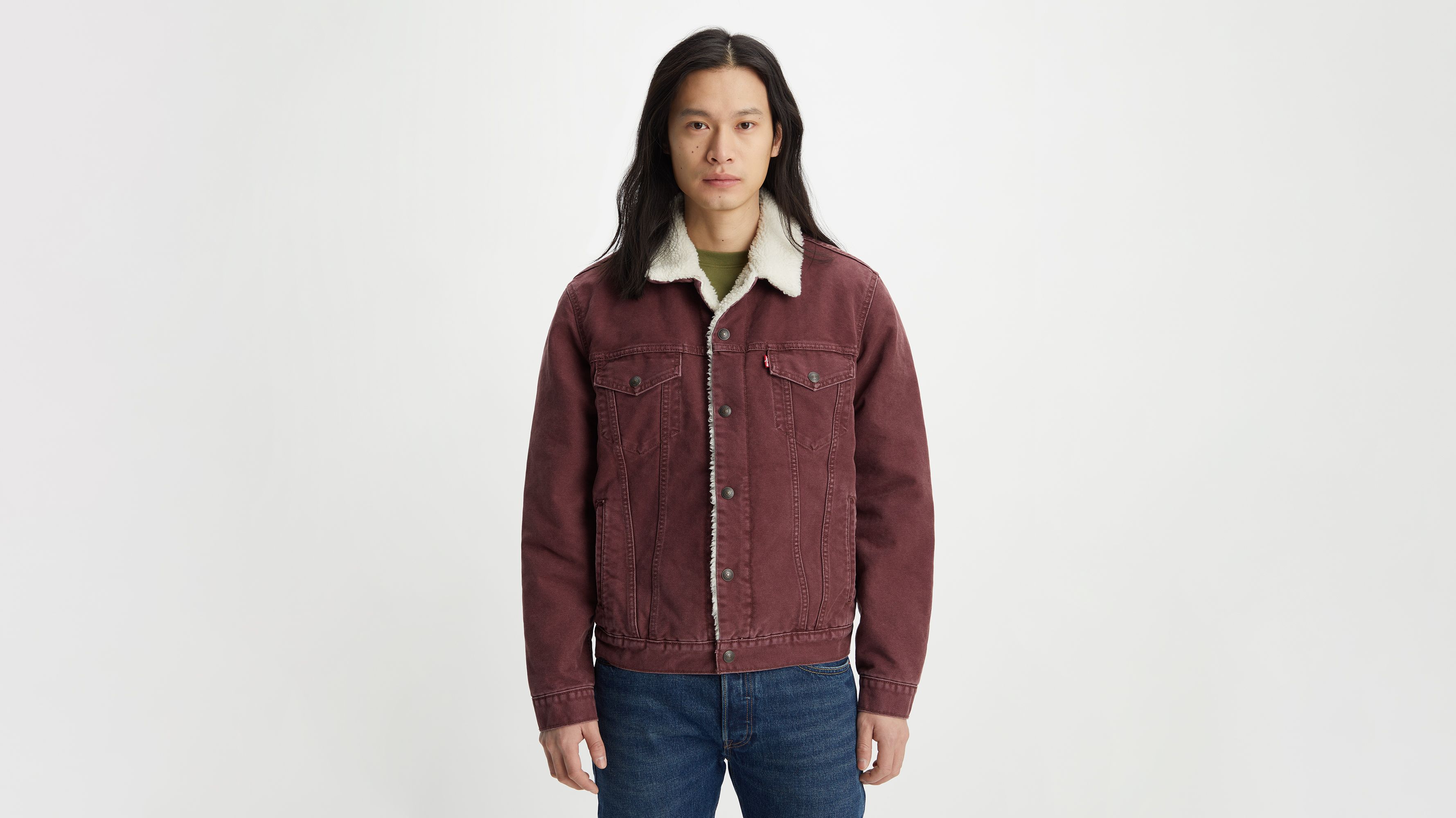 Type Iii Sherpa Trucker Jacket - Purple | Levi's® KZ