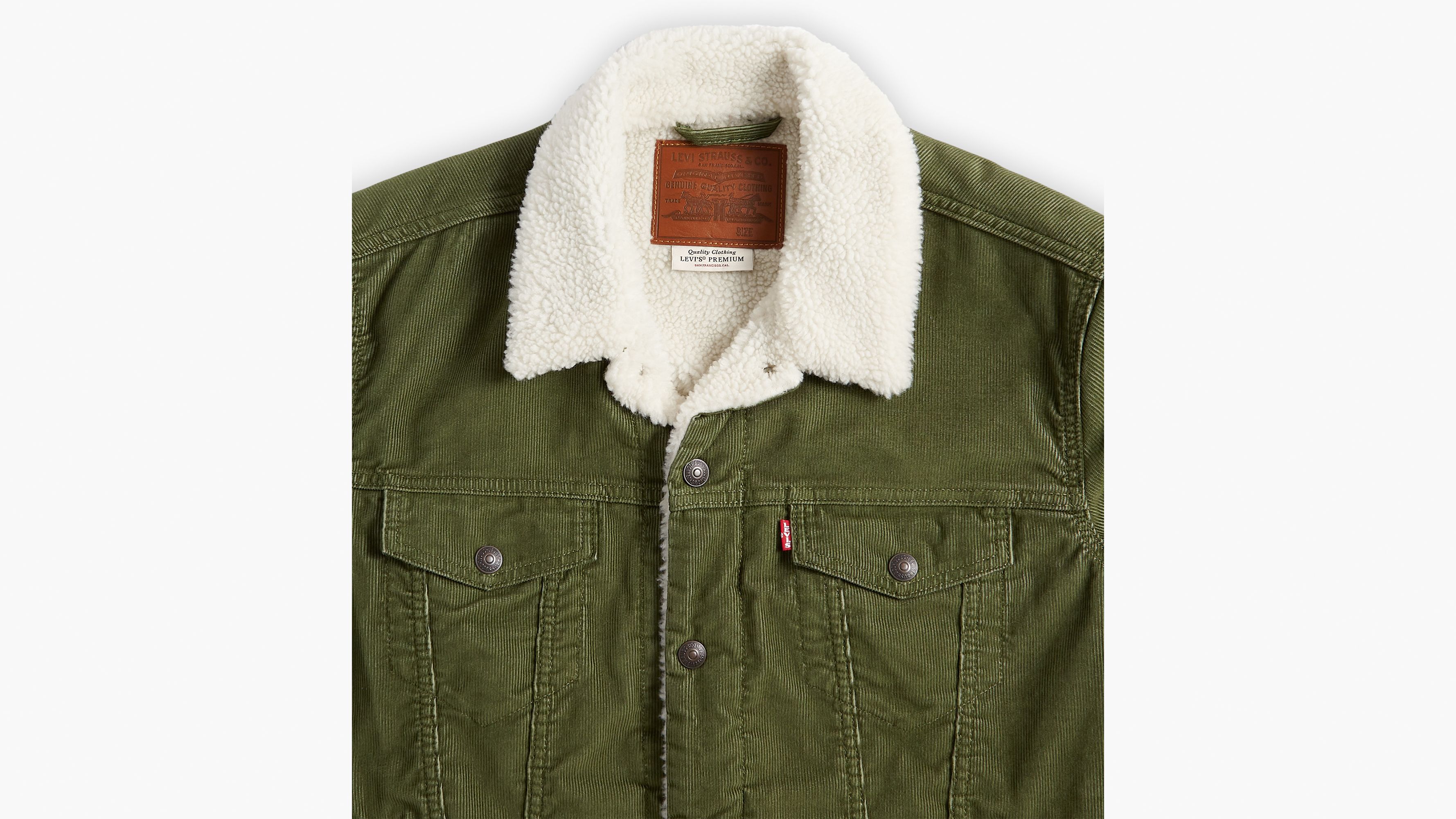 Type Iii Sherpa Trucker Jacket - Green | Levi's® ME