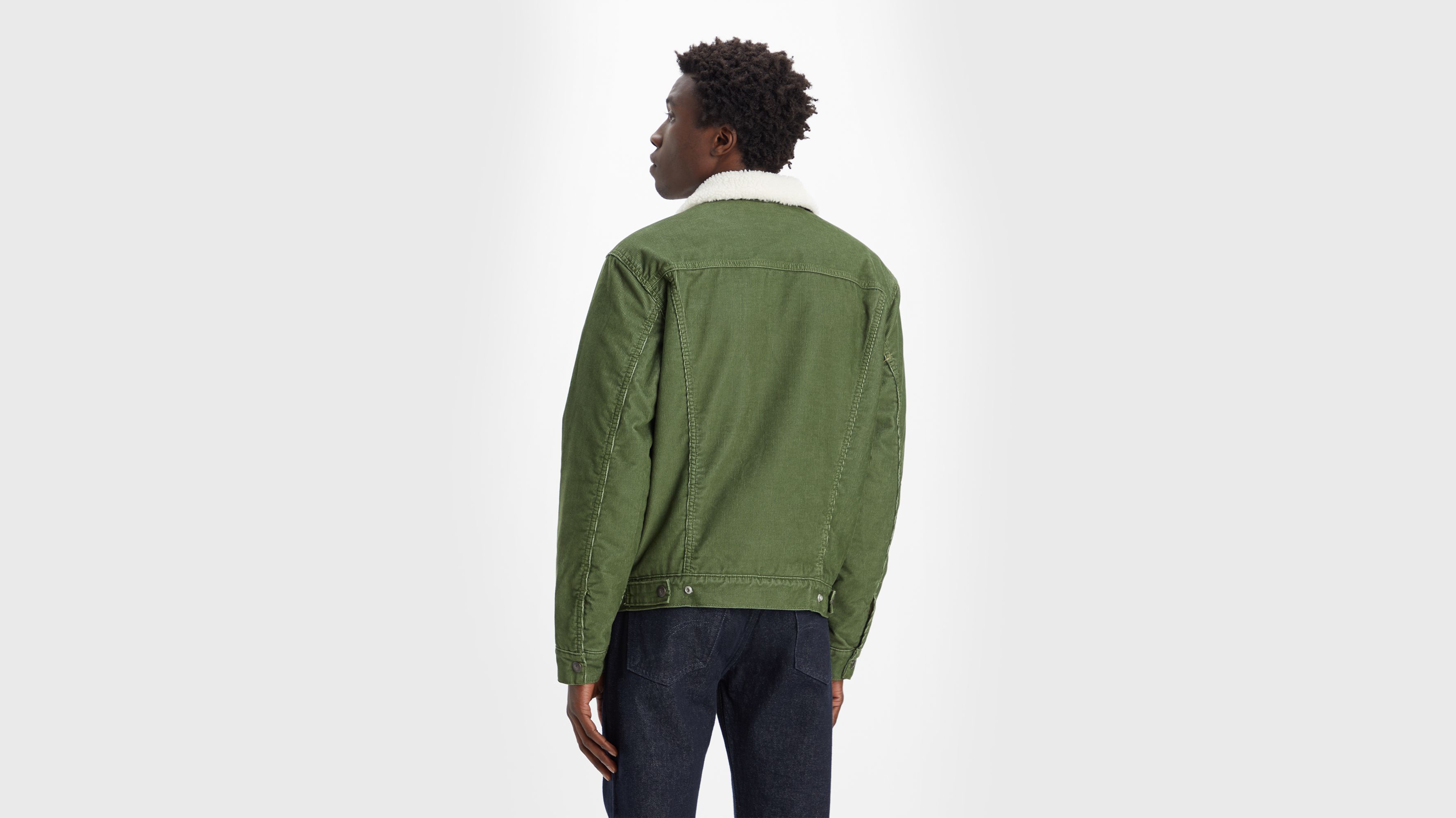 Type Iii Sherpa Trucker Jacket - Green | Levi's® ME